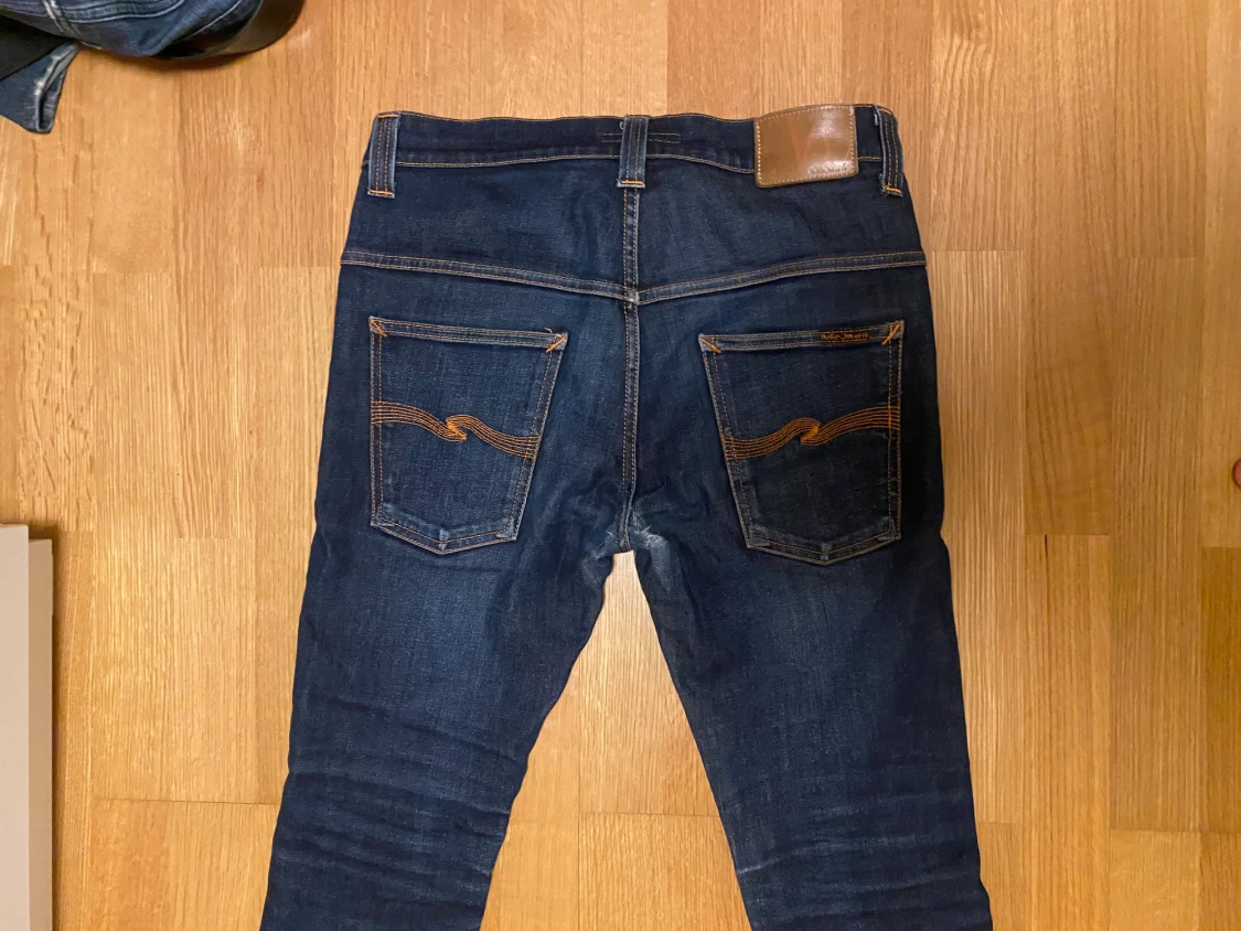 Mörkblå skinny jeans från Nudie - 1