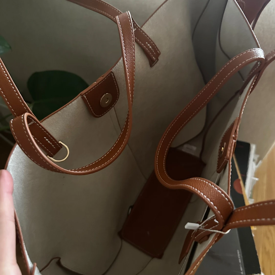 Brun shoppingväska  - 2