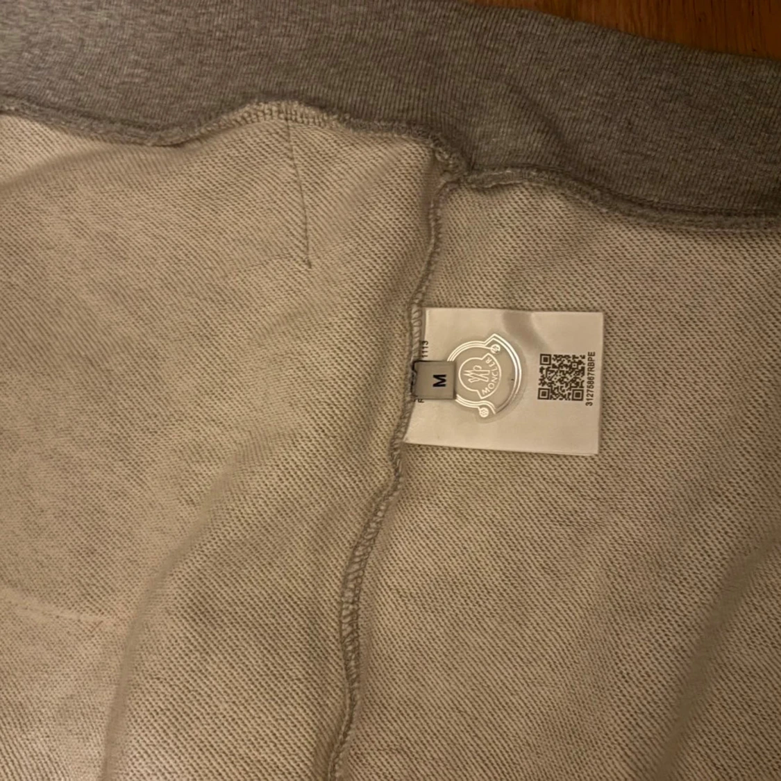 Grå Moncler hoodie med dragkedja - 4