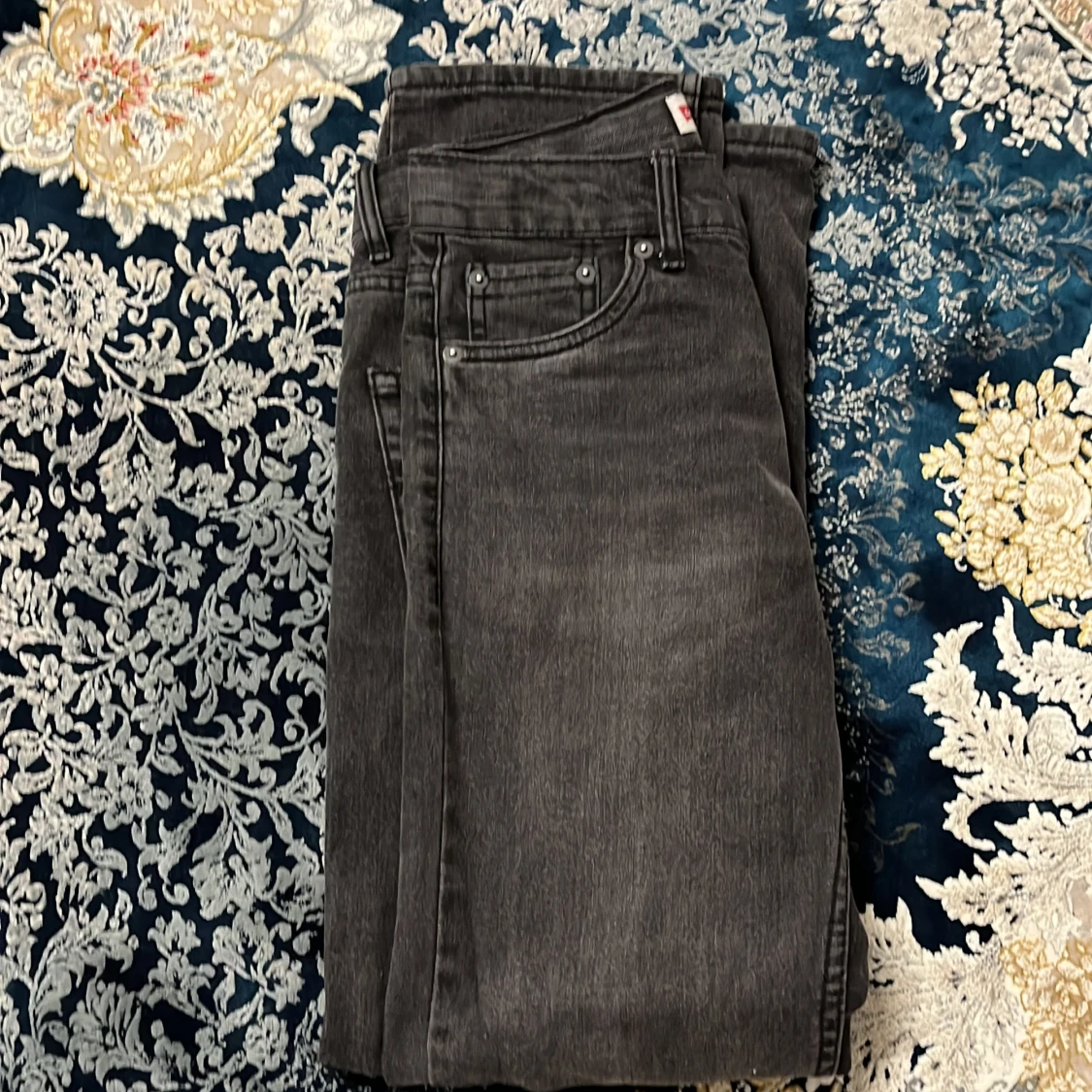 Levi's 551Z svarta jeans straight fit - 4
