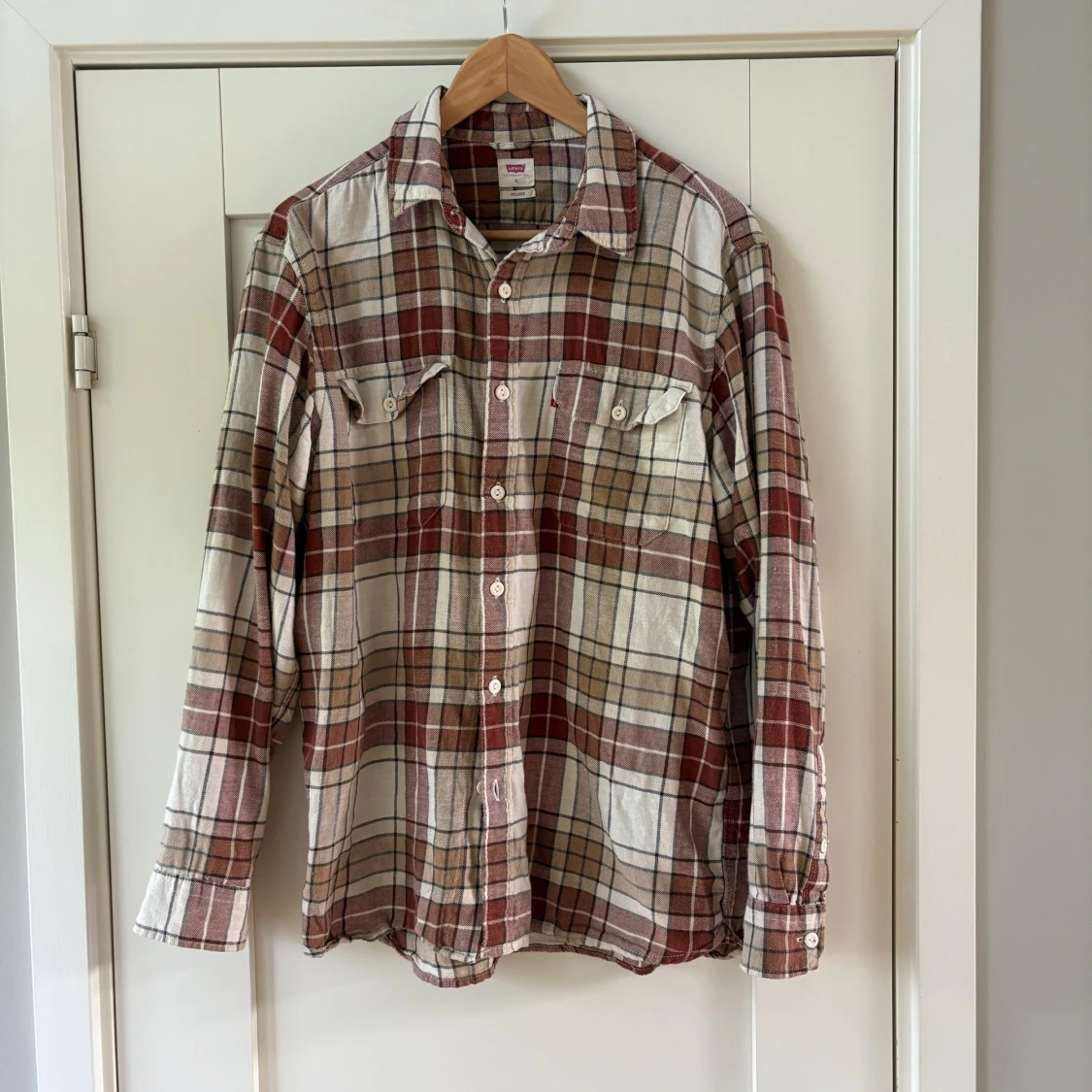 Rutig overshirt från levis