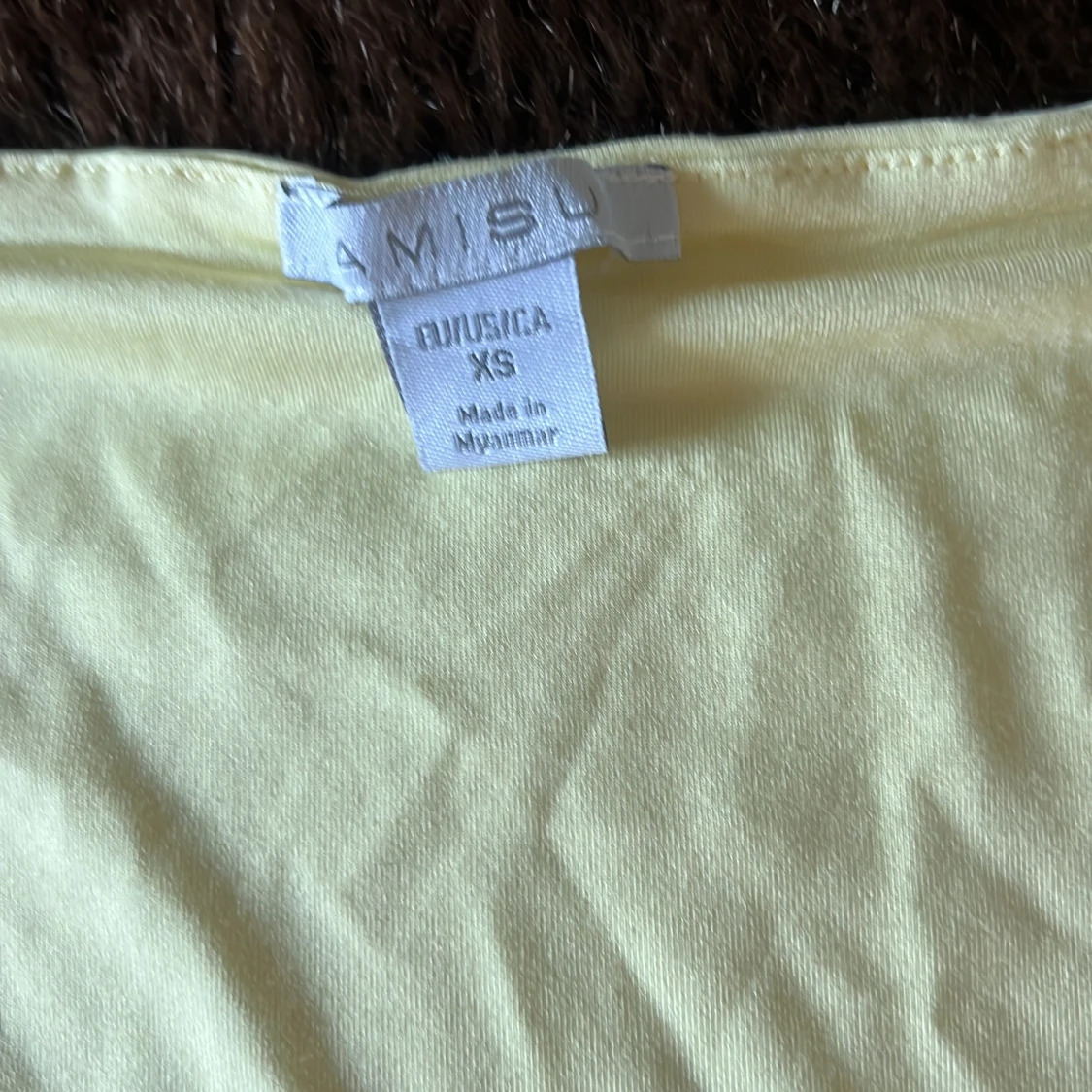 Blå linne från 157 & gul tubtopp Amisu XS - 3