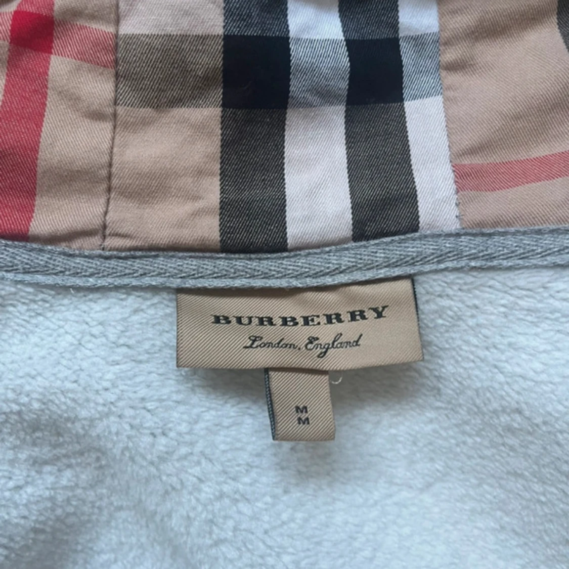 Grå hoodiejacka från Burberry - 1