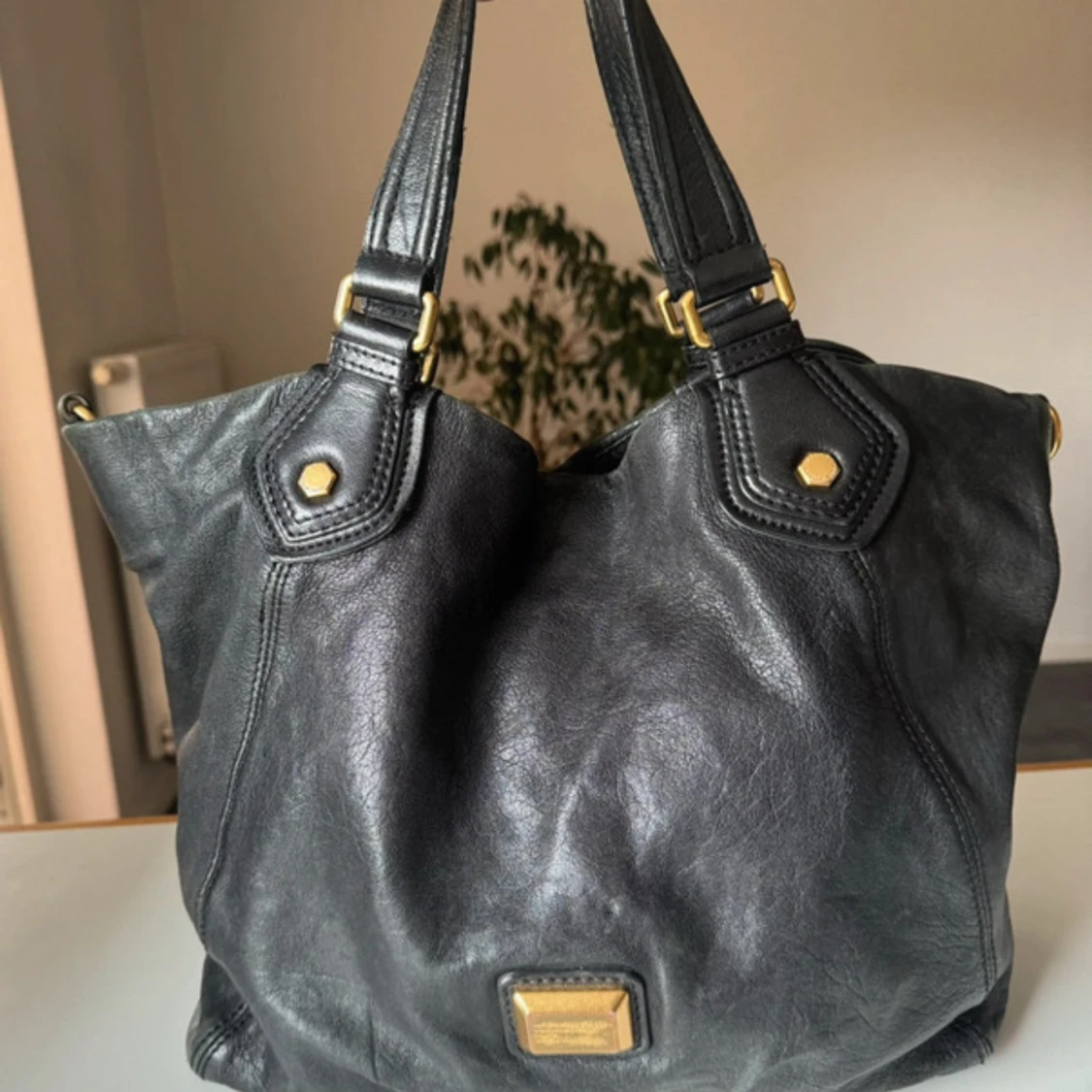 Svart skinnväska från Marc by Marc Jacobs