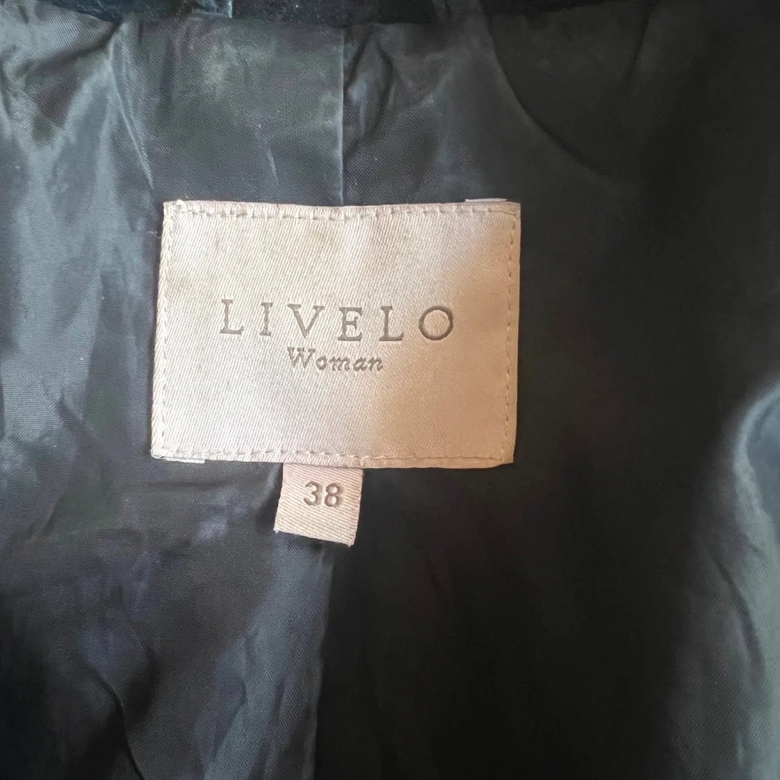 Svart mockajacka från Livelo, stl 38 - 2