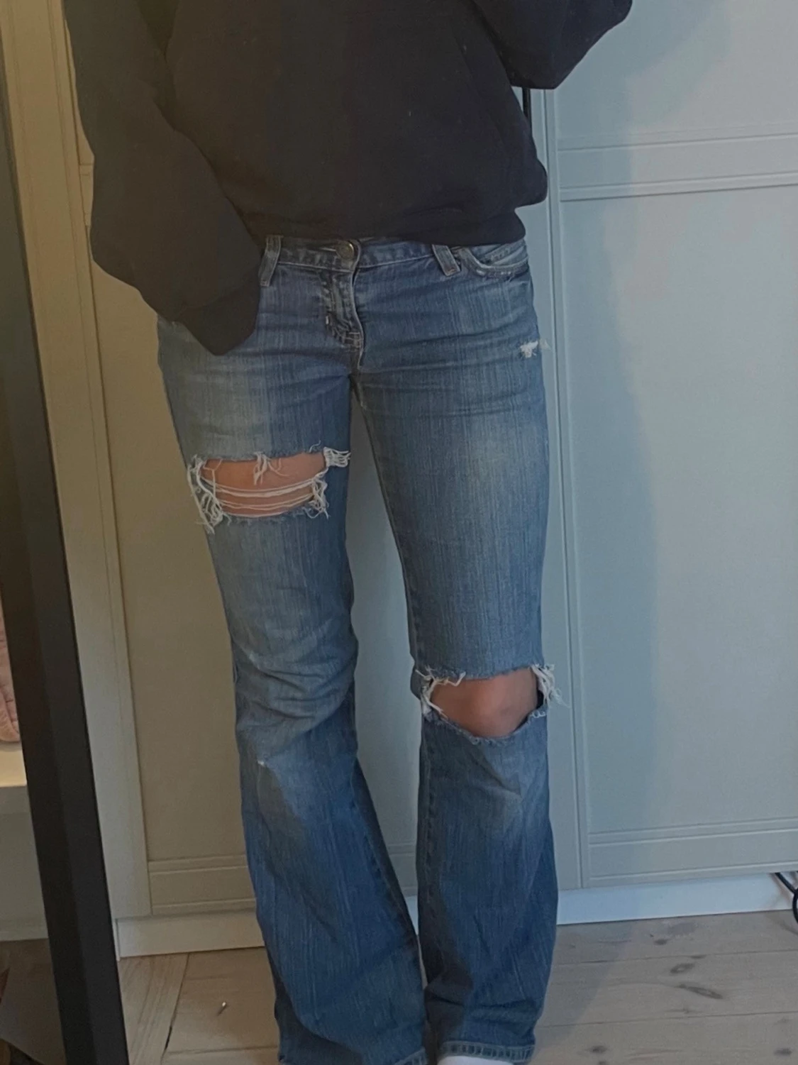 Lowwaisted bootcut jeans