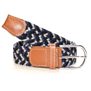 Flätat ”grisch” bälte - Svart/ grå & Blå - Snyggt och funktionellt flätat bälte från Montore, perfekt för både vardag och mer uppklädda outfits. Det elastiska materialet ger en bekväm passform och gör att bältet sitter bra hela dagen, oavsett tillfälle. Klassisk design med detaljer i konstläder och metallspänne som passar lika bra till jeans, chinos eller kostymbyxor. Bältet är justerbart utan fasta hål tack vare den flätade strukturen, vilket ger extra flexibilitet och komfort. Vid fler frågor, tveka inte att kontakta oss🤝✅