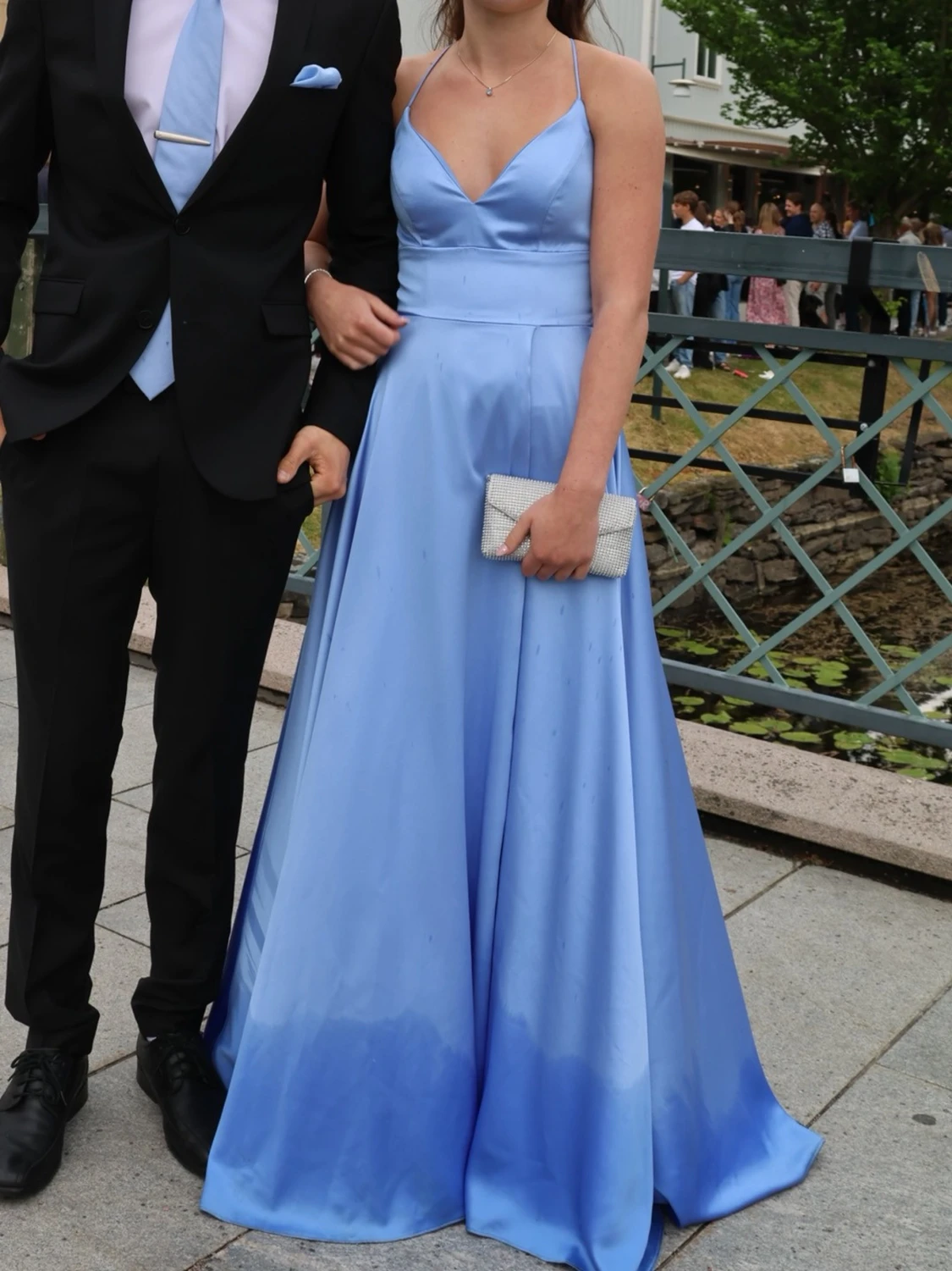 Ljusblå balklänning  - 1