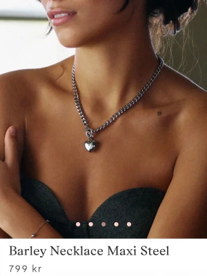 Silver populärt edblad halsband - Säljer detta edblad halsband då jag e guldtjej (kan även byta mot samma i guld). Nyskick och superfint. PRISFÖRSLAG TAS EMOT!!❤️