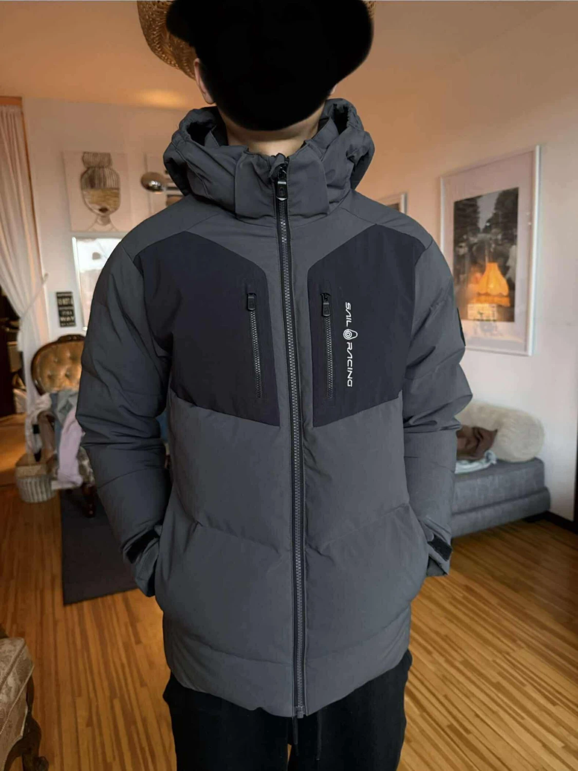 Mörkgrå Sail Racing dunjacka - 2