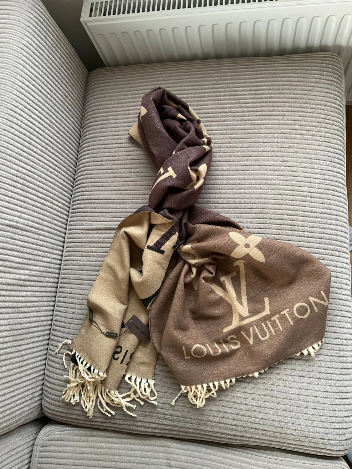 Vuitton beige-brun scarf - 2