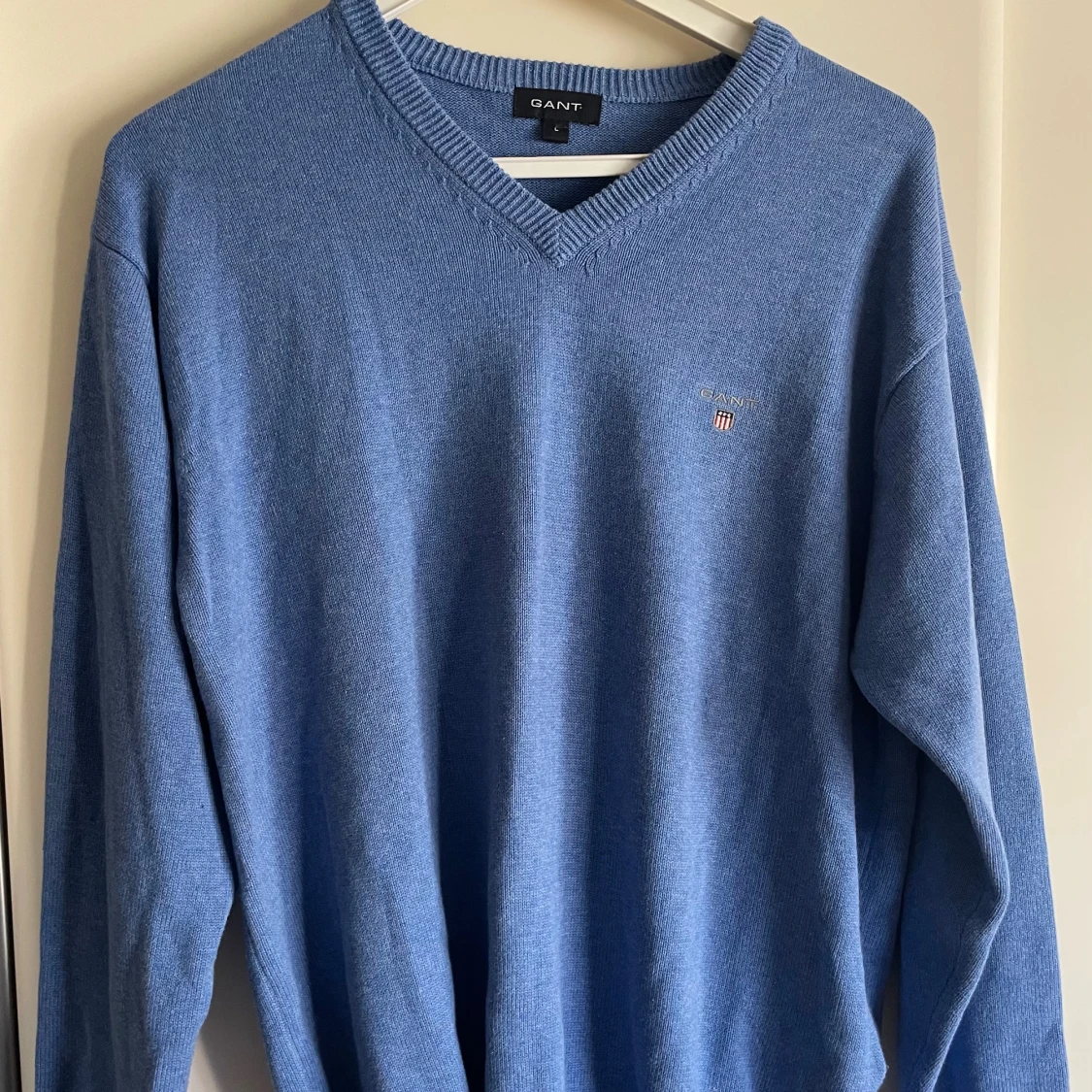 Gant v-ringad tröja blå - 2