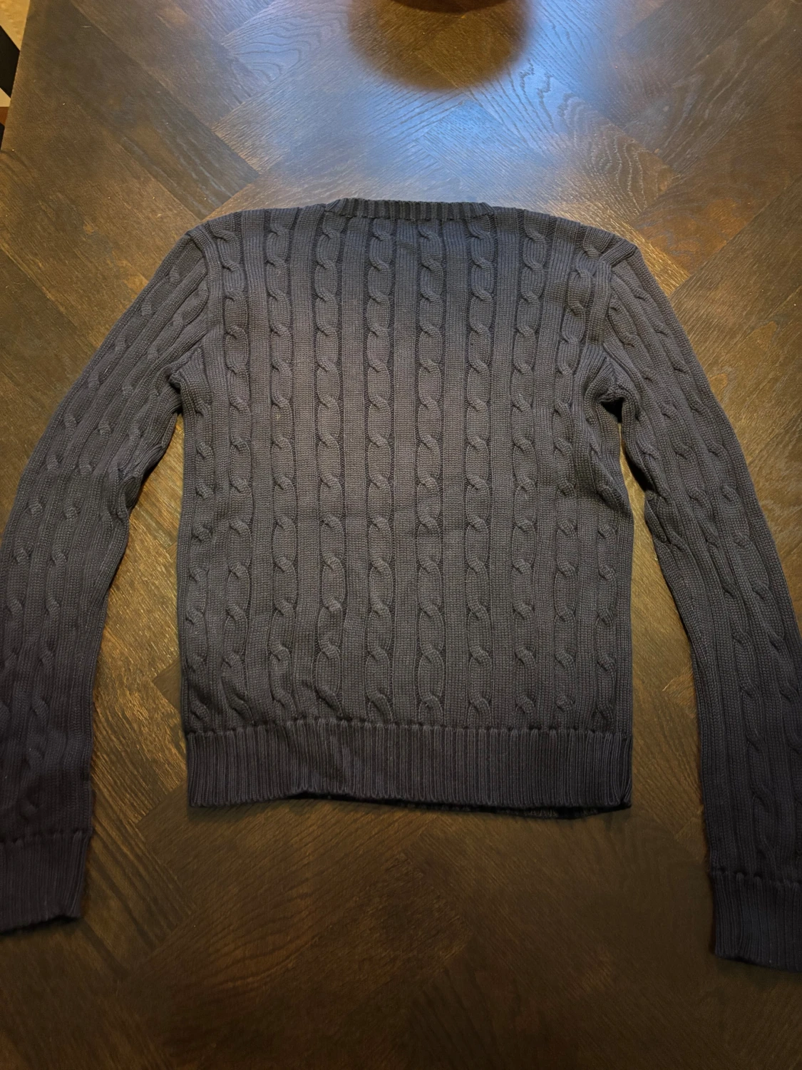 Mörkblå stickad tröja Polo Ralph Lauren - 3