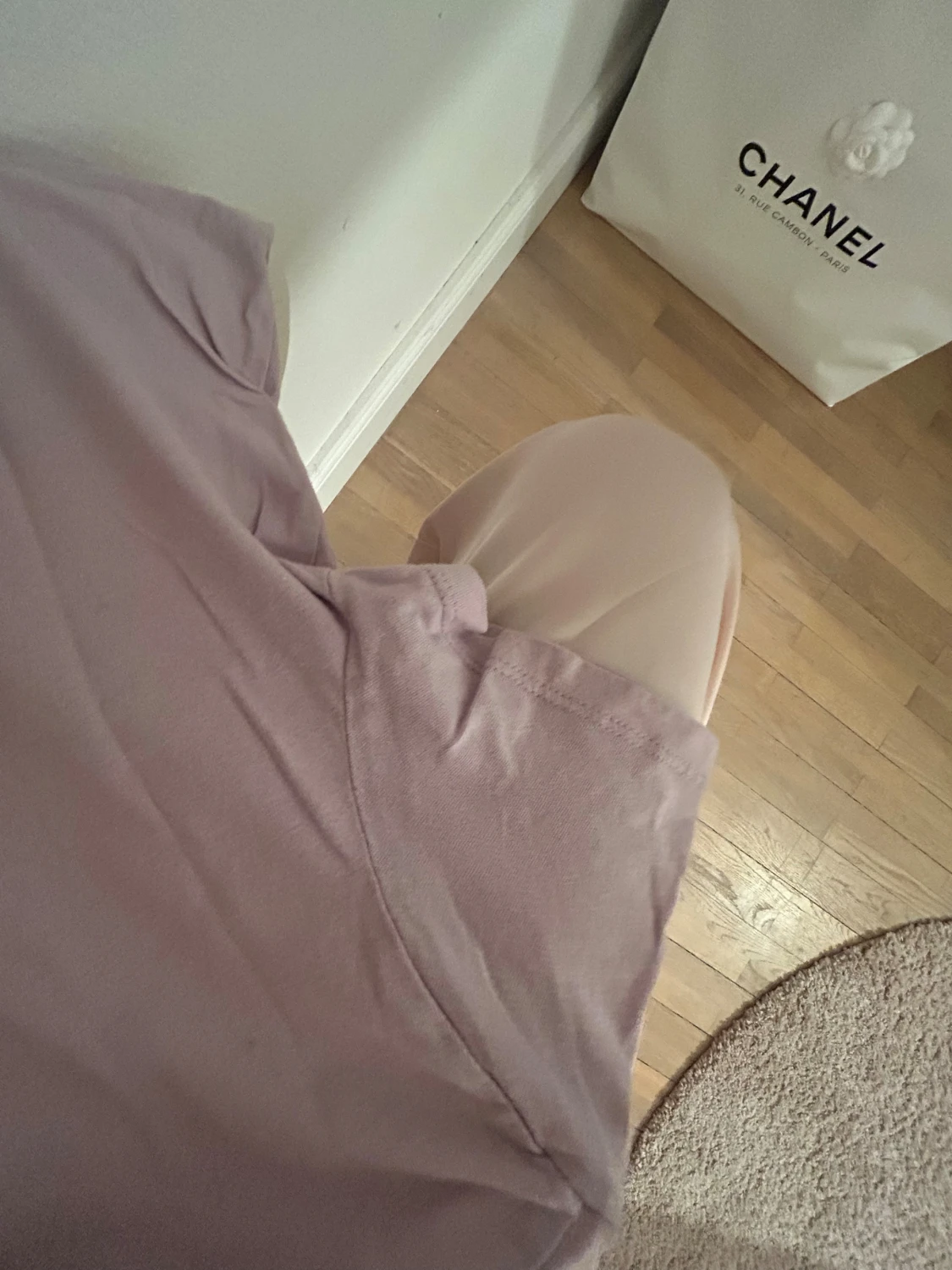 Ljuslilla basic t-shirt från H&M - 6