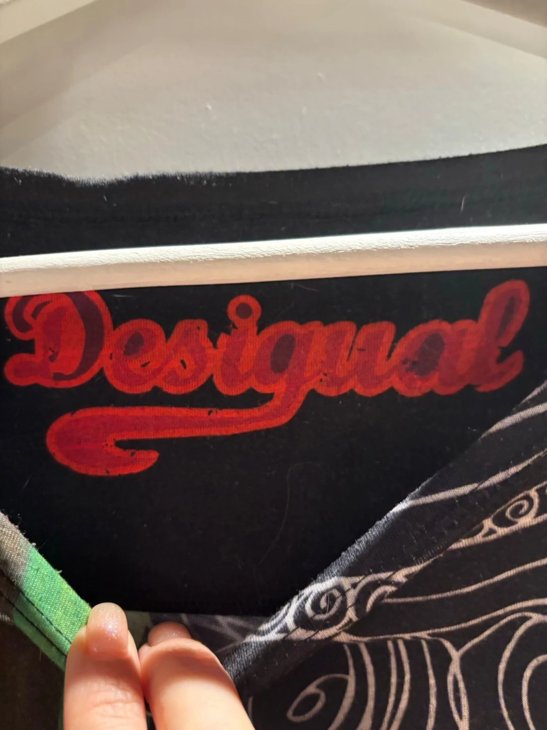 Färgglad Desigual blus med mönster - 1