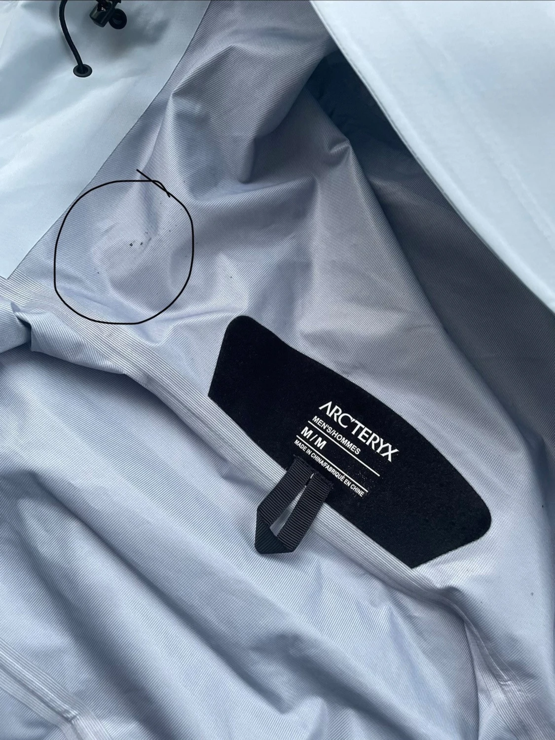 Ljusblå Arc'teryx vindjacka Gore-Tex - 4