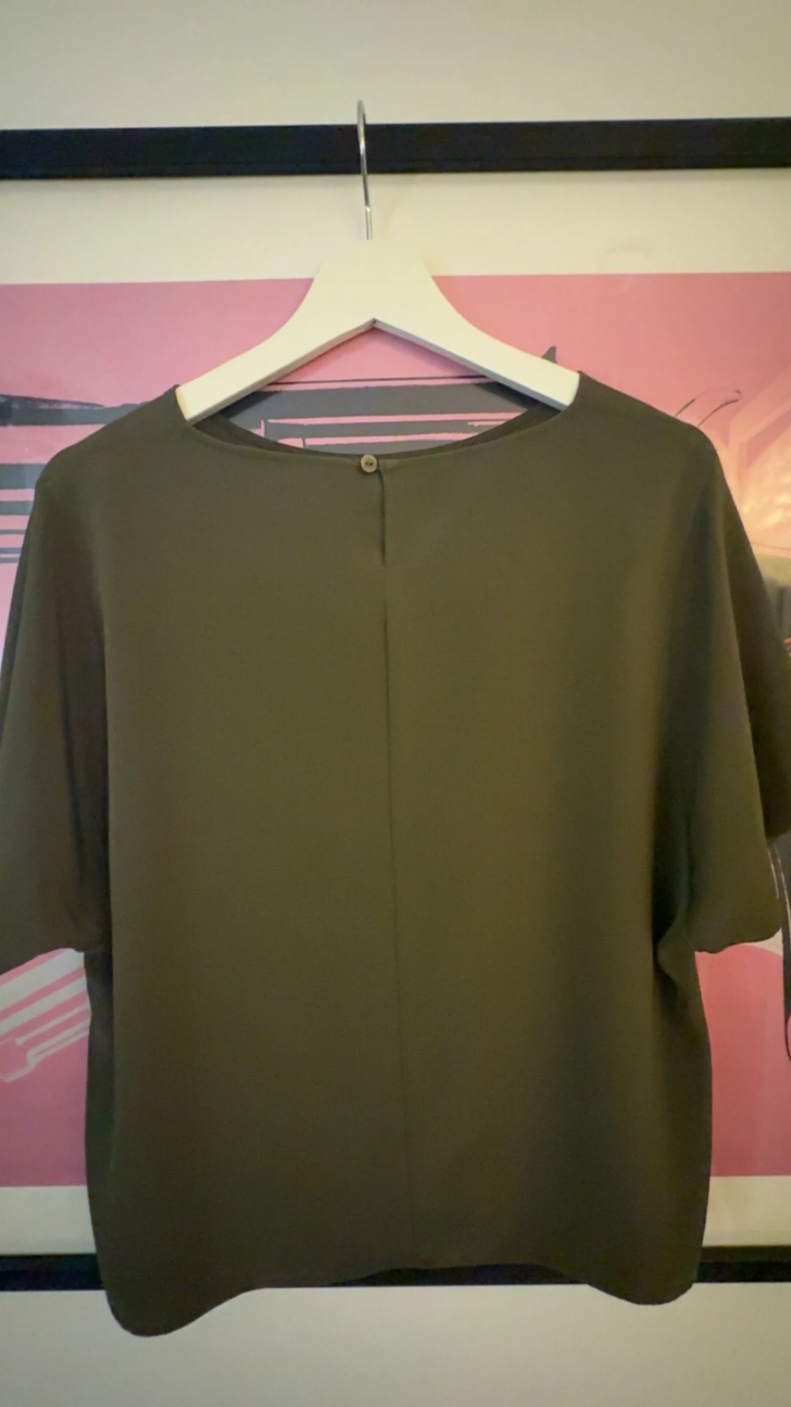 Olivgrön blus från Uniqlo - 1