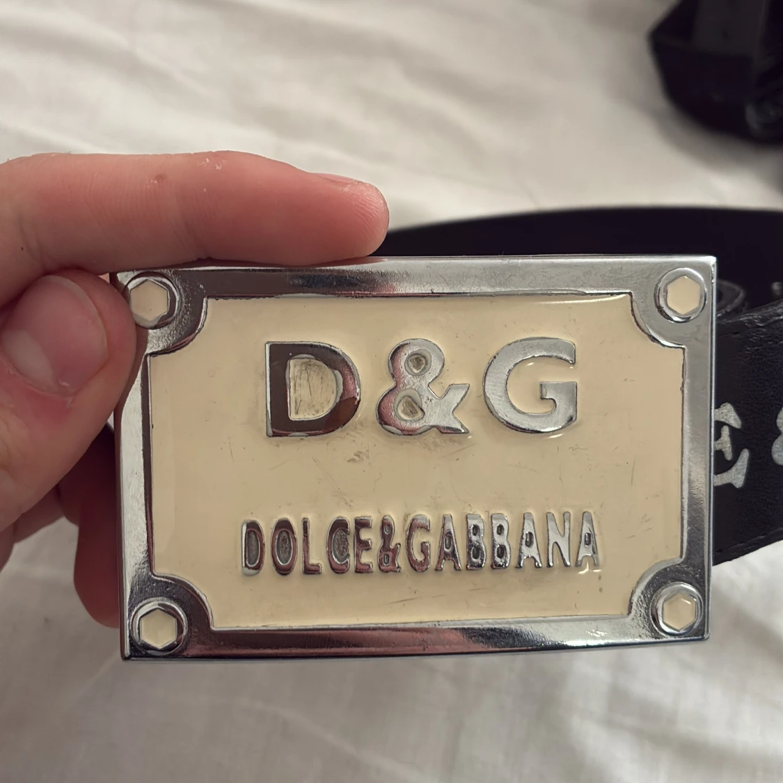 Svart D&G bälte dolce&gabbana - 1