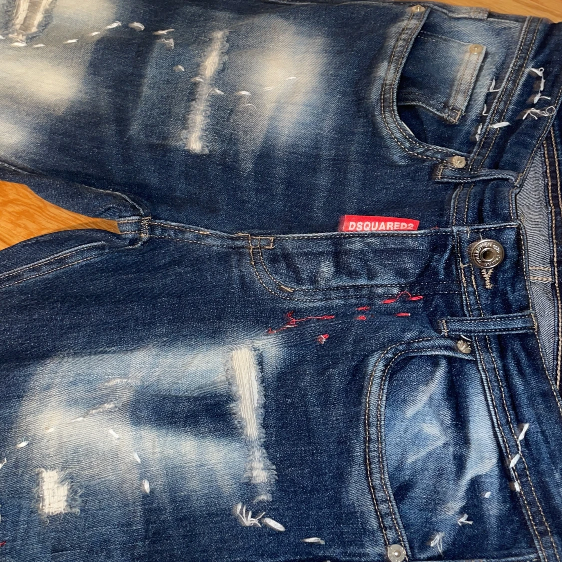 Dsquared2 blå jeans med detaljer - 3