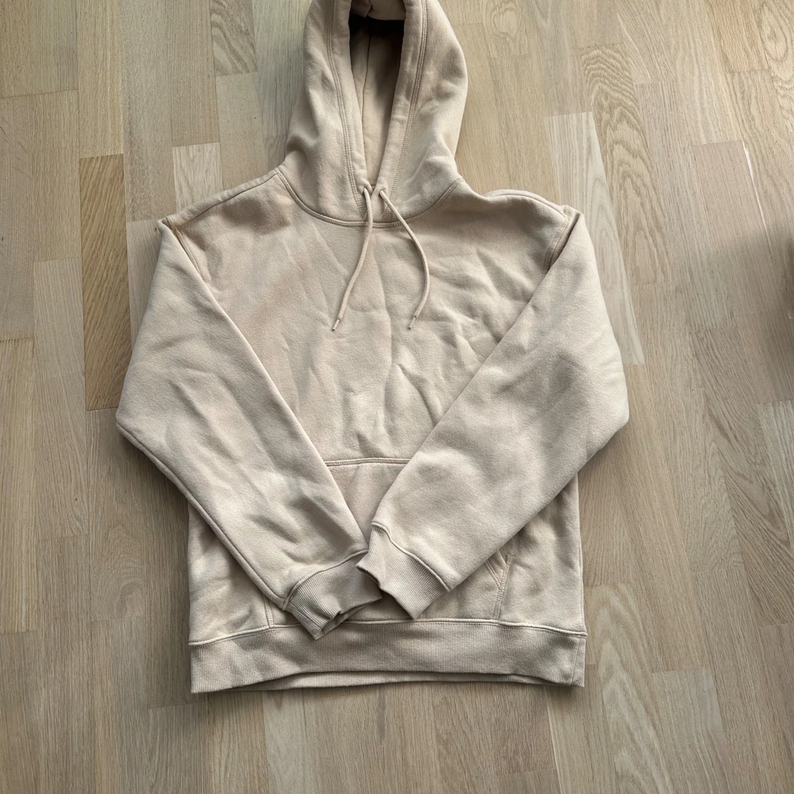 Beige hoodie från H&M XS