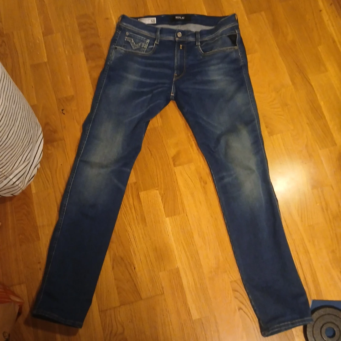 Blå Replay Hyperflex jeans