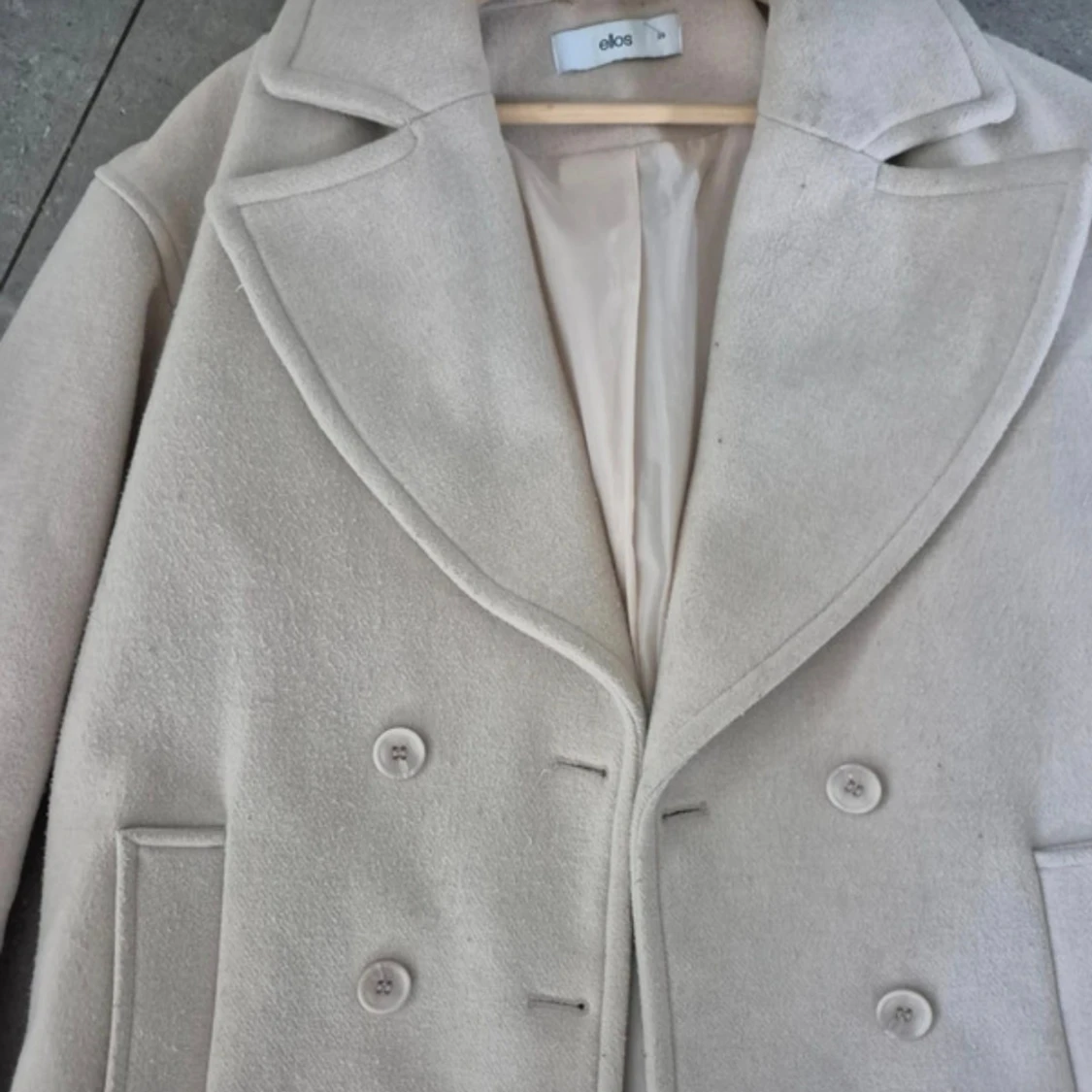 Beige skepparkavaj från Ellos, stl 38 - 2