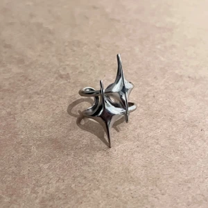 Silver Stars Ring - Justerbar, rostfri