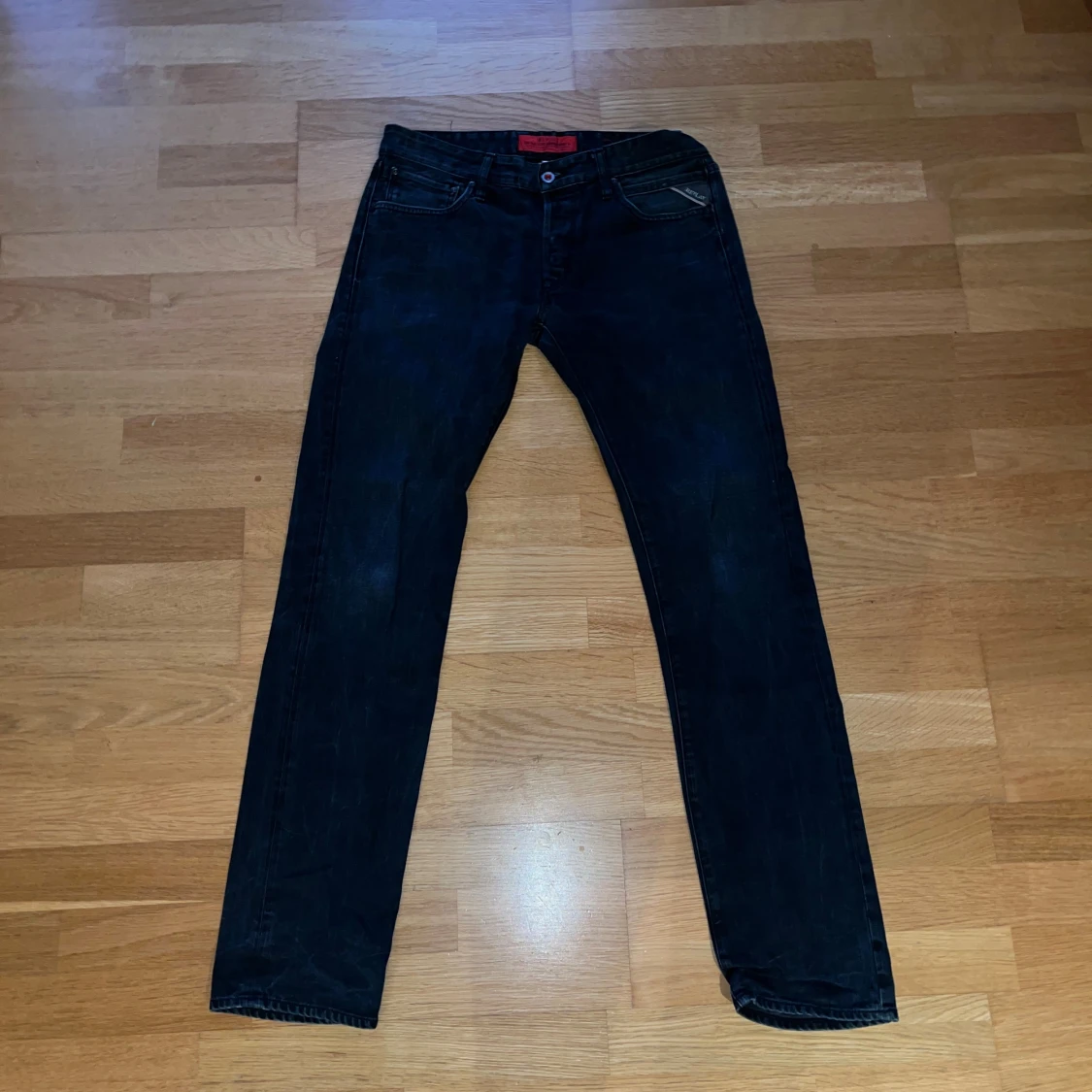 Mörkblå Replay jeans slim