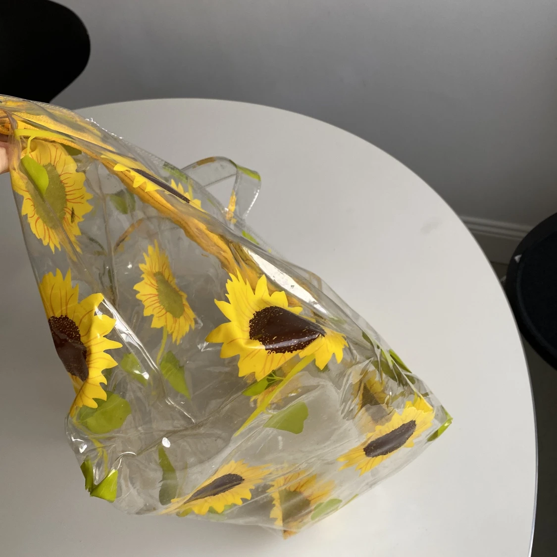 Unik solros plastväska - 4