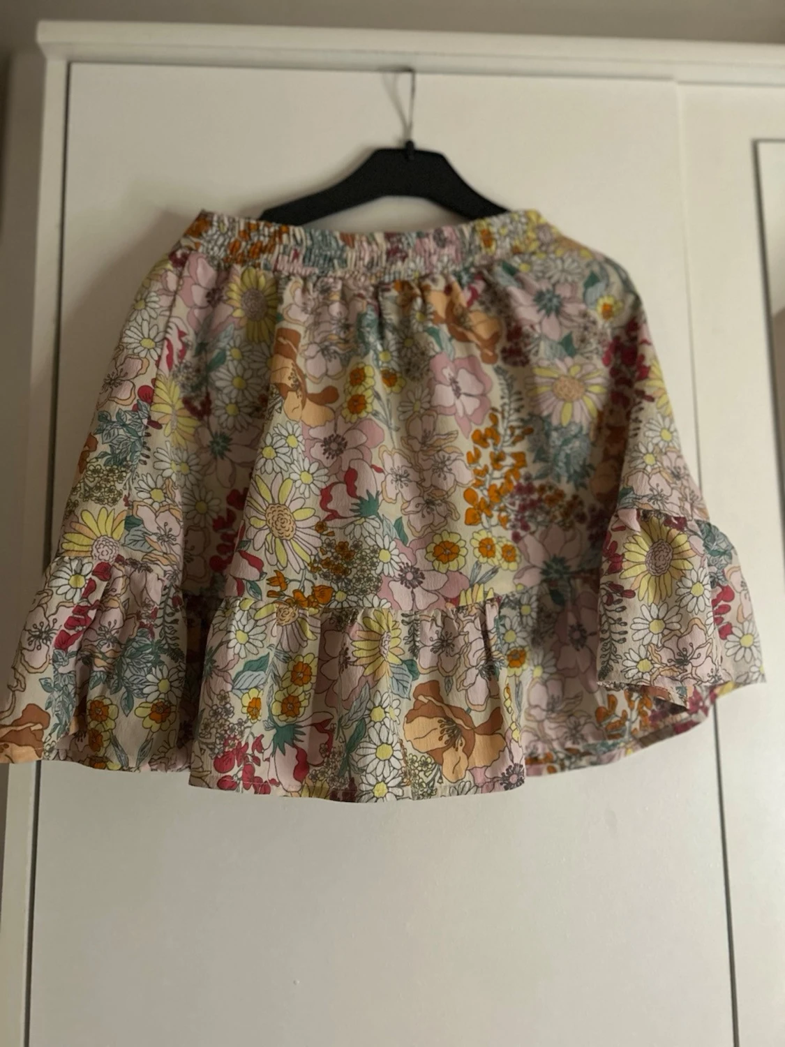 Blommig volangkjol från H&M - 1