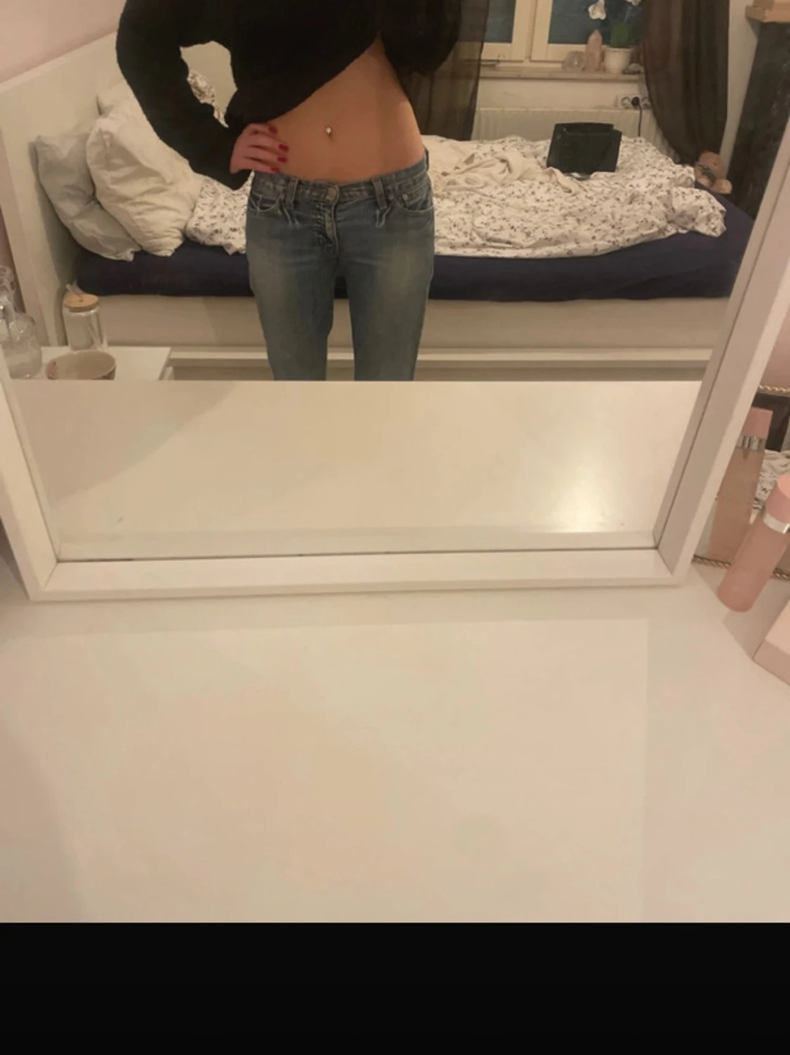 Levis Low bootcut jeans ljusblå - 2