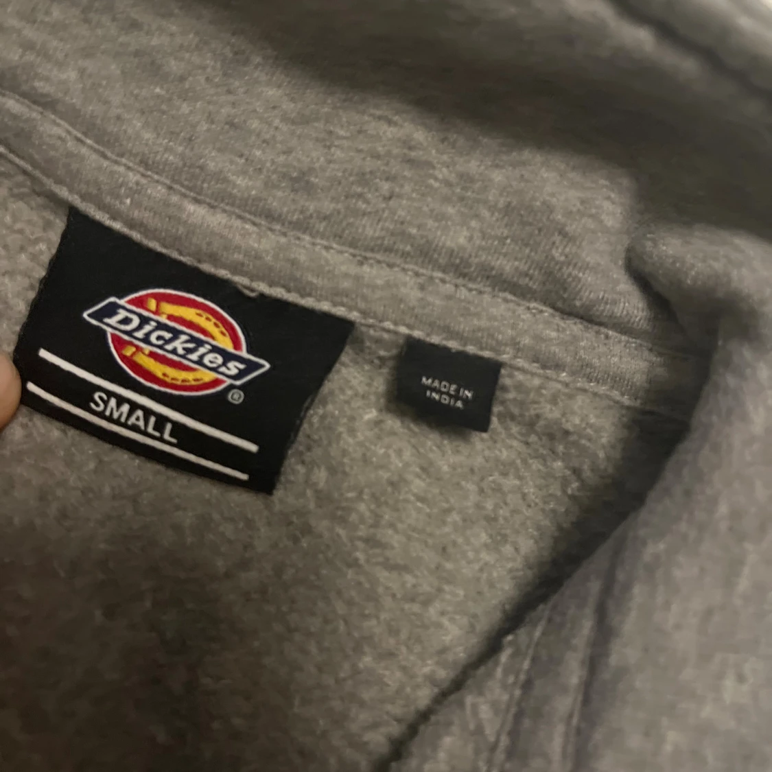 Grå half zip tröja från Dickies - 2