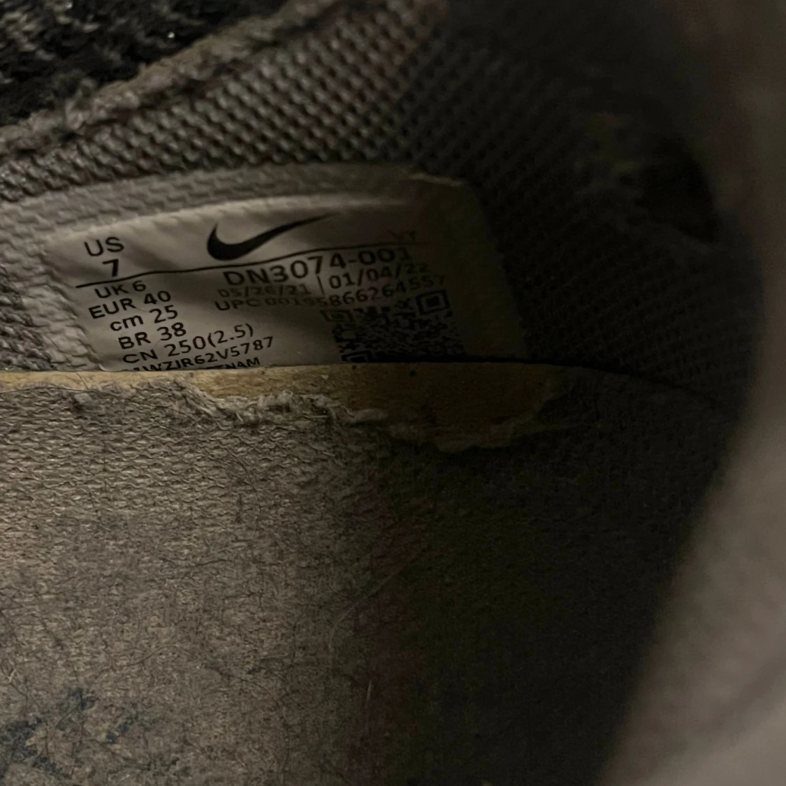 Nike Vapormax Flyknit sneakers grå - 3