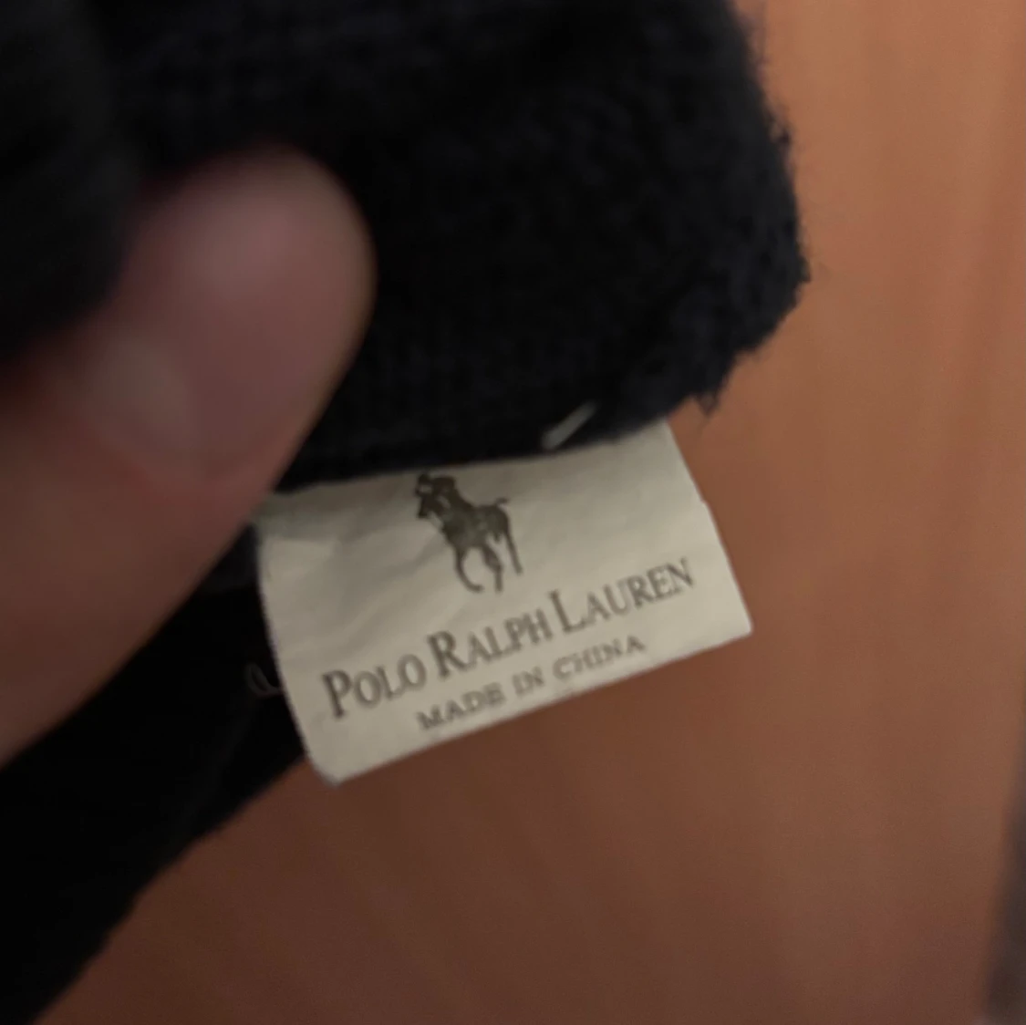 Marinblå stickad tröja Polo Ralph Lauren - 4