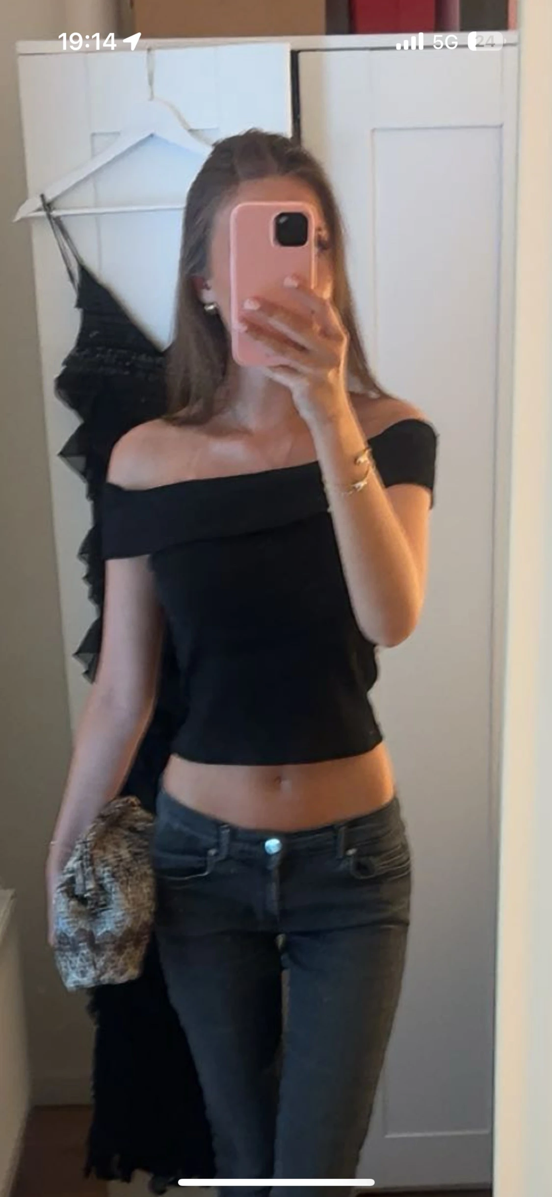 Off shoulder tröja - 1