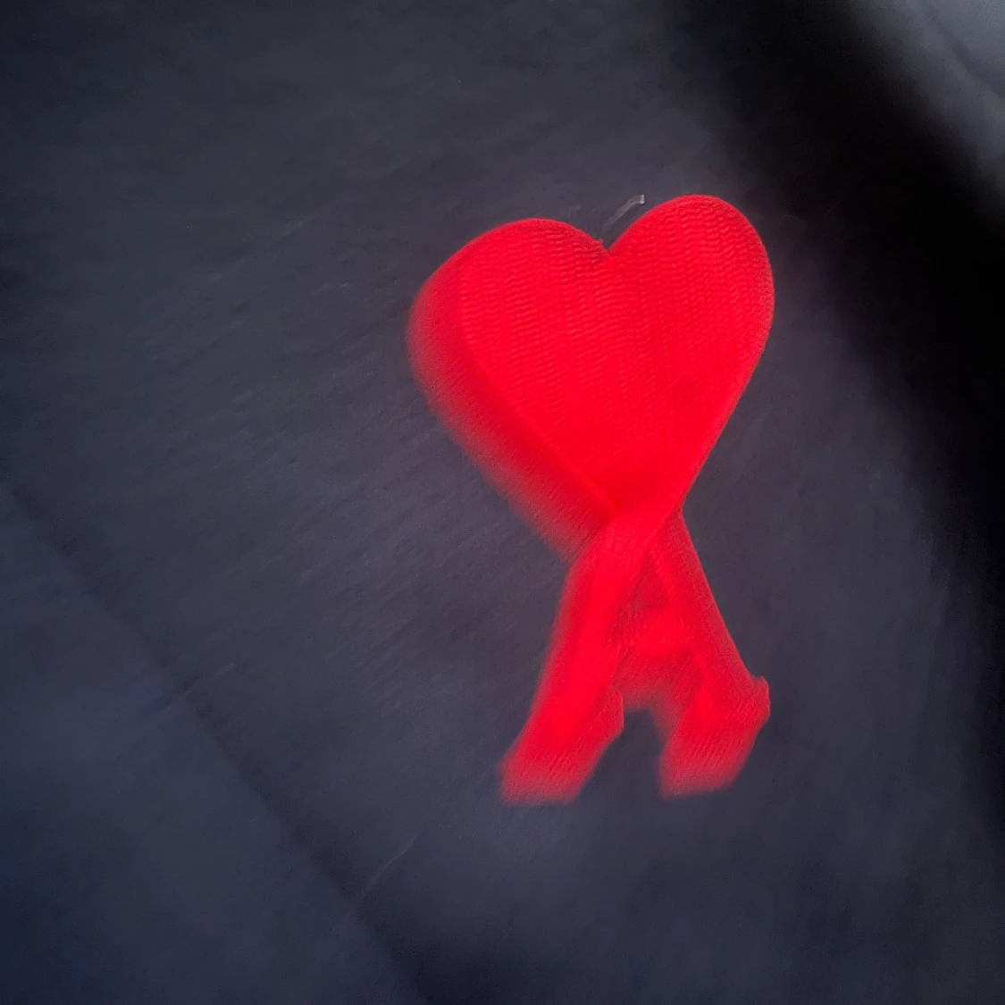 Svart stickad tröja från Ami Paris - 1