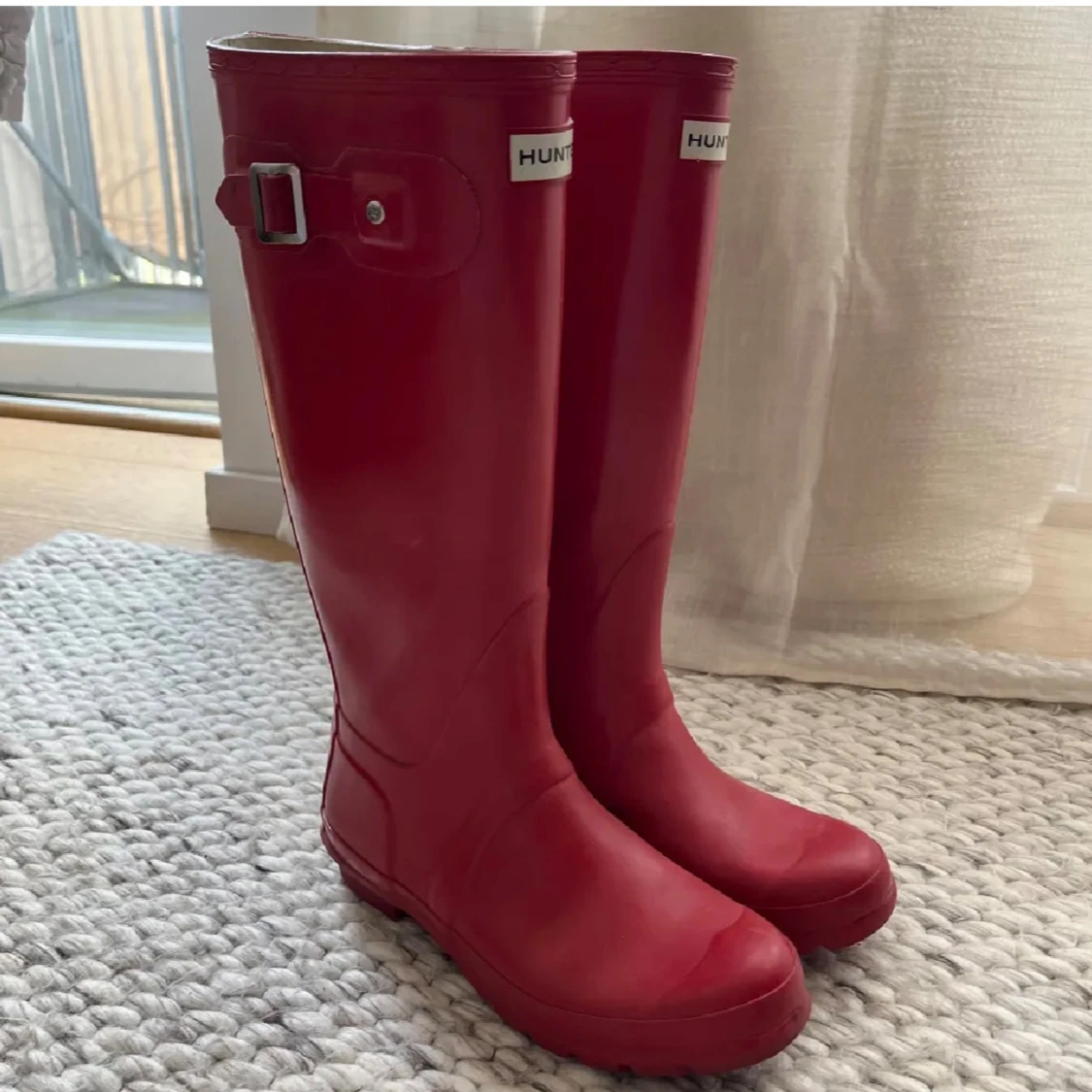 Röda Hunterstövlar 