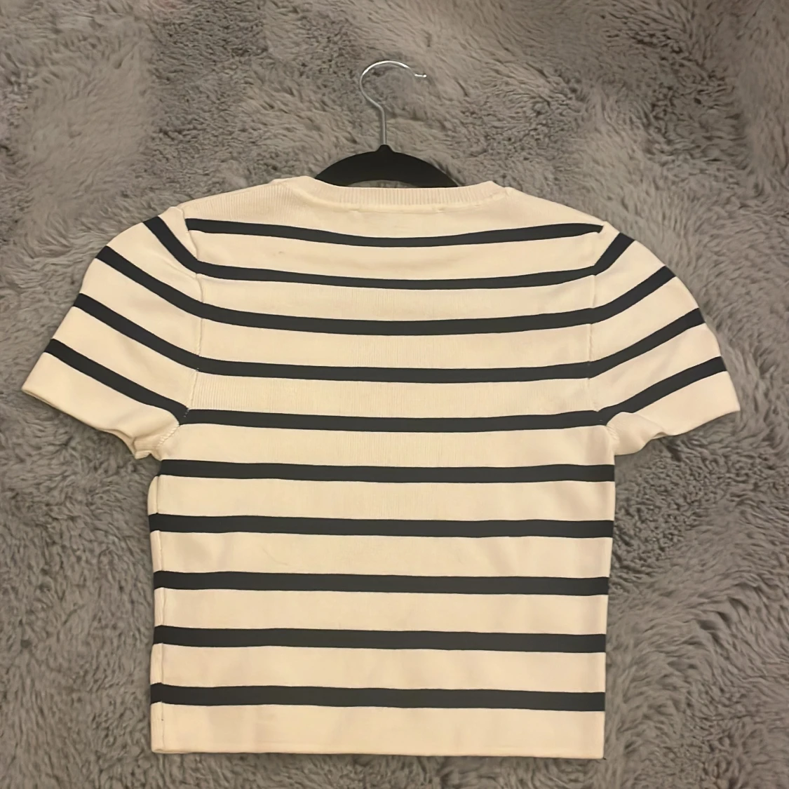 Randig croppad topp från Zara - 1