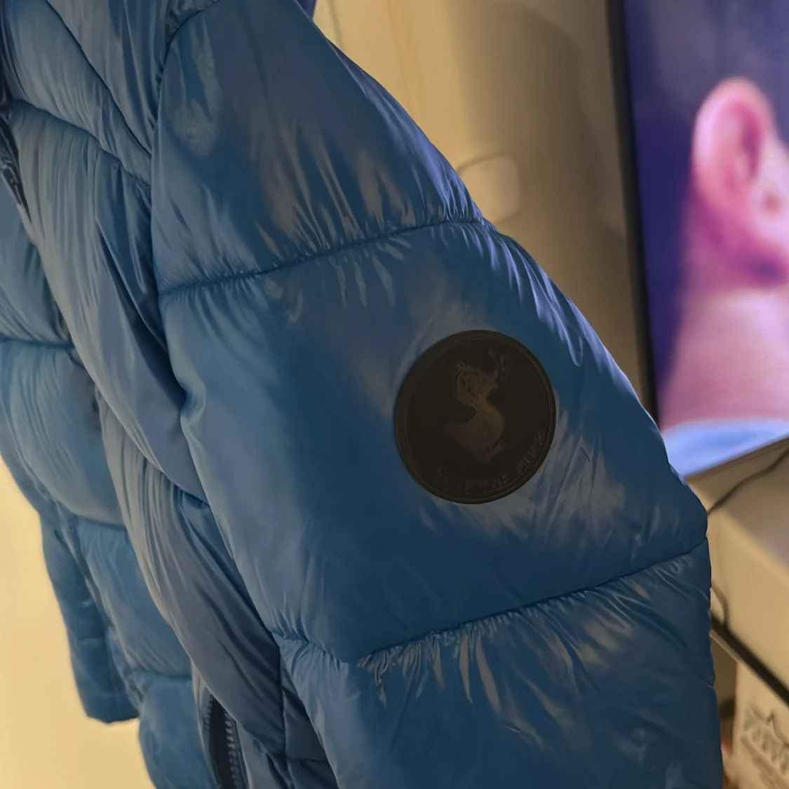 Blå pufferjacka från Save The Duck - 3