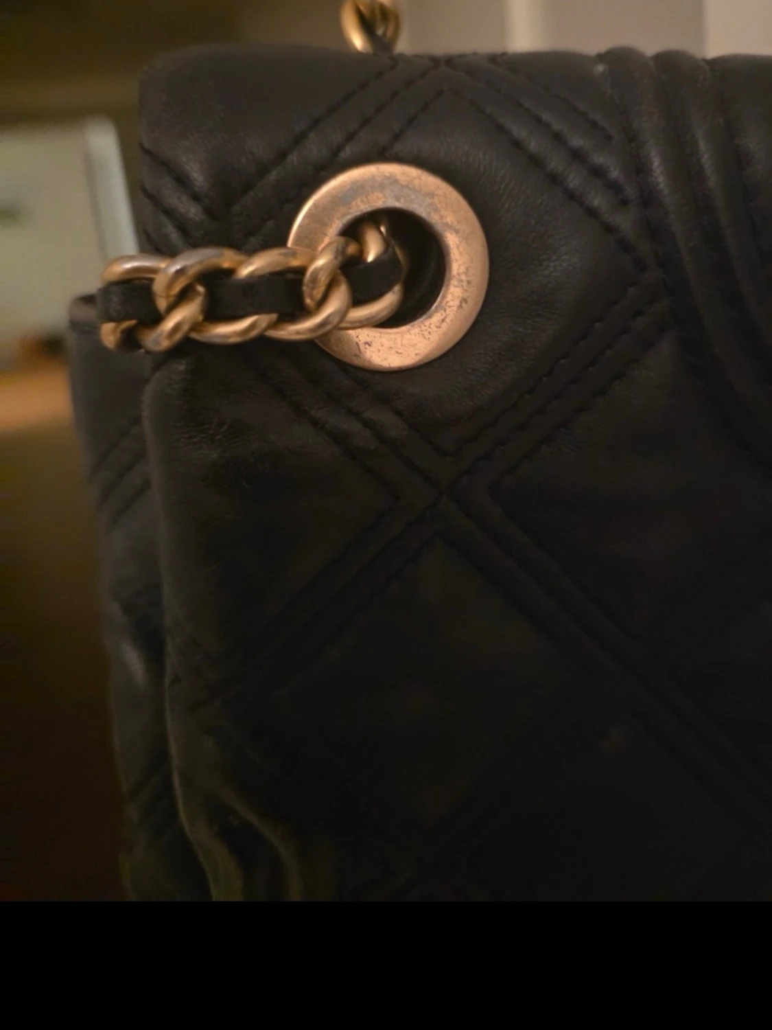 Svart quiltad handväska Tory Burch - 2