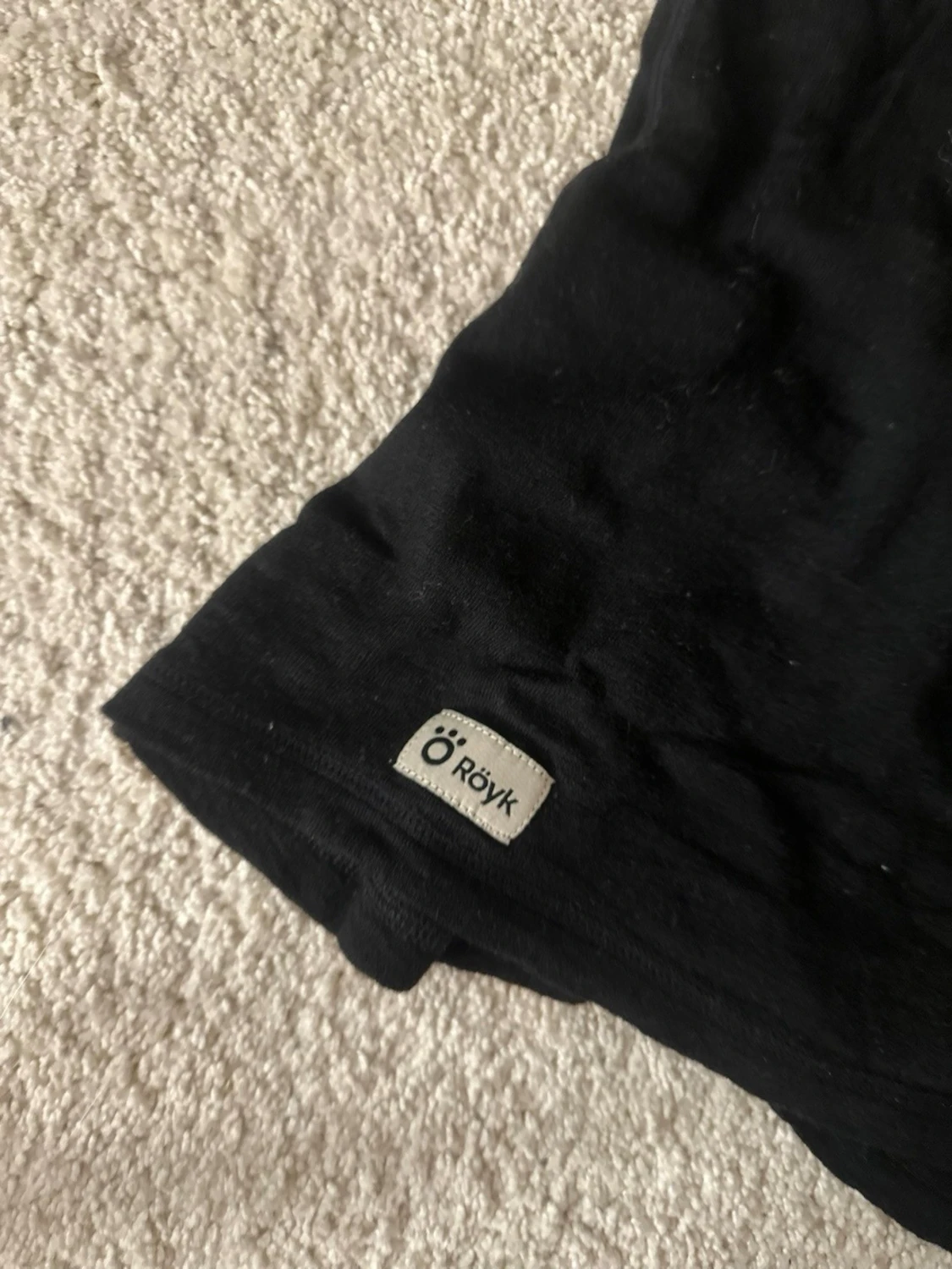 Svart långärmad pyjamastopp - 3