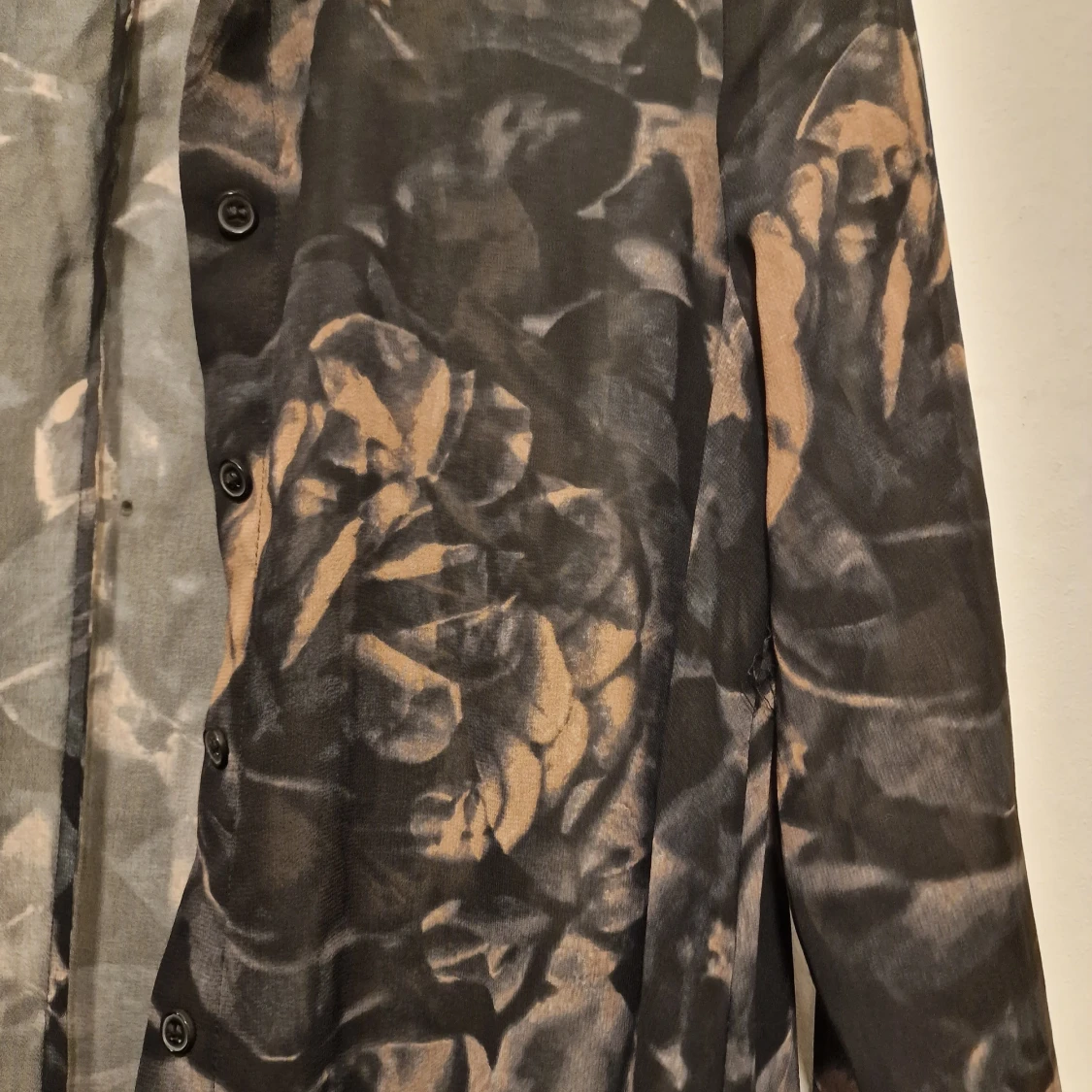 Svart långskjorta/kaftan  - 4