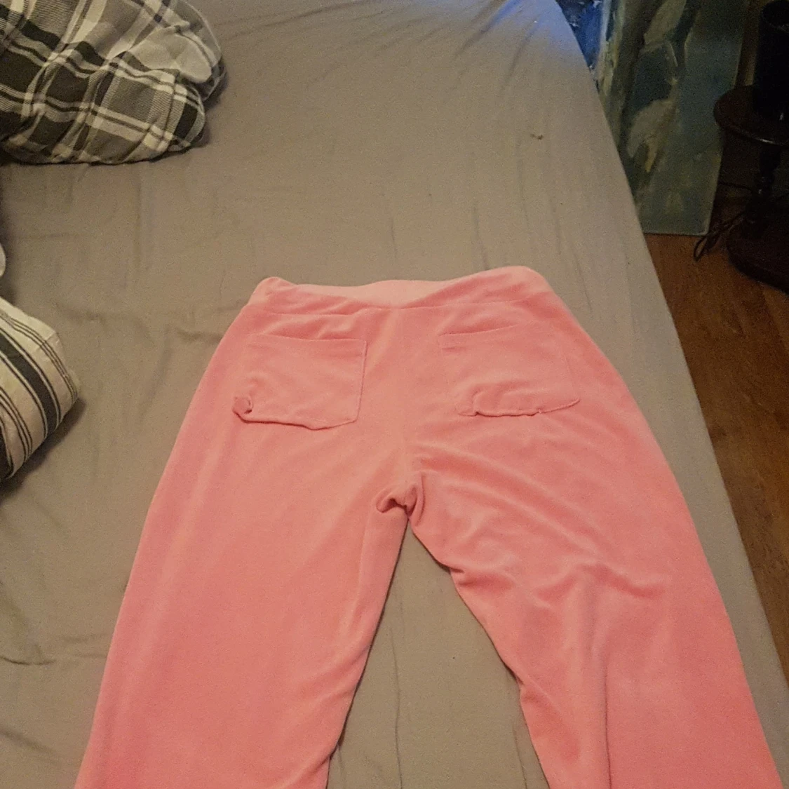 Rosa bootcut byxor från Gina Tricot XS - 1