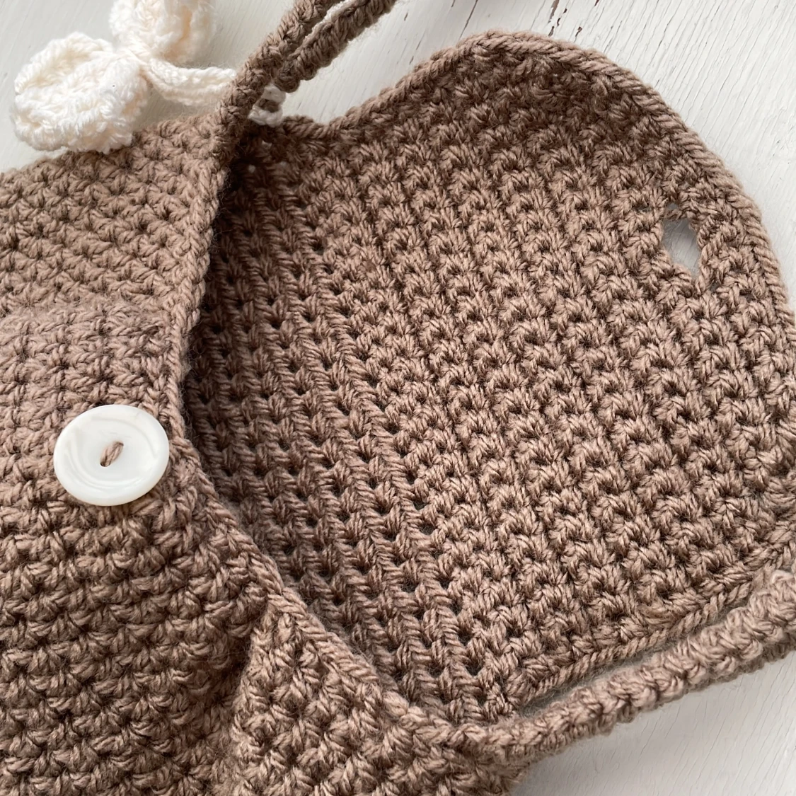 Virkad handväska - 1