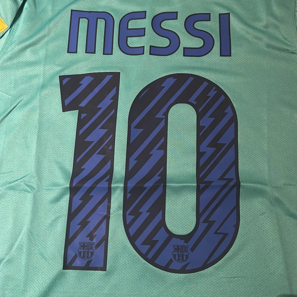 Barça Messi bortatröja Nike turkos - 1