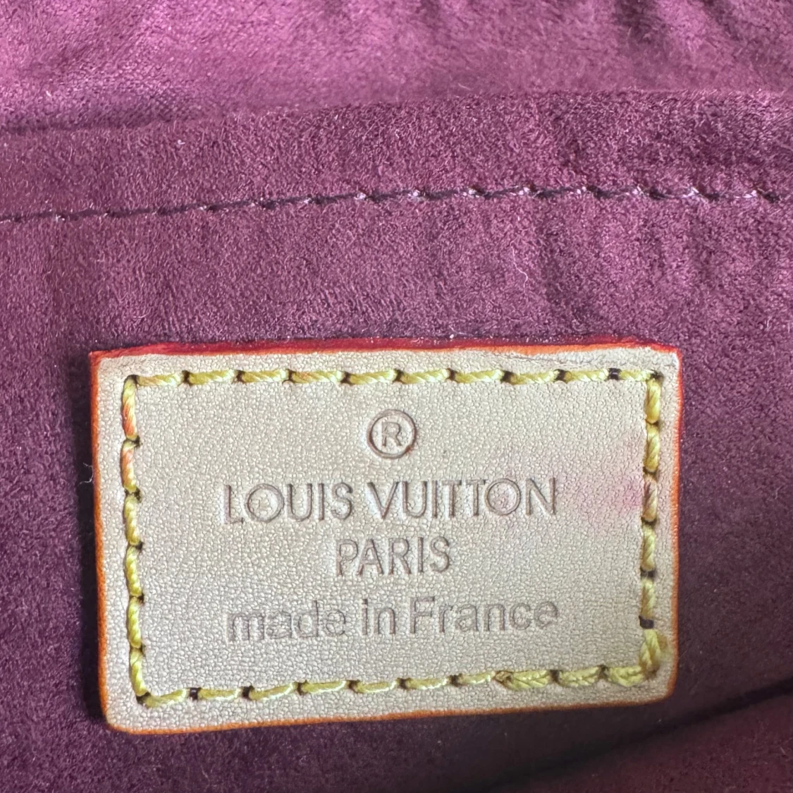 Louis Vuitton axelväska monogram vinröd - 3