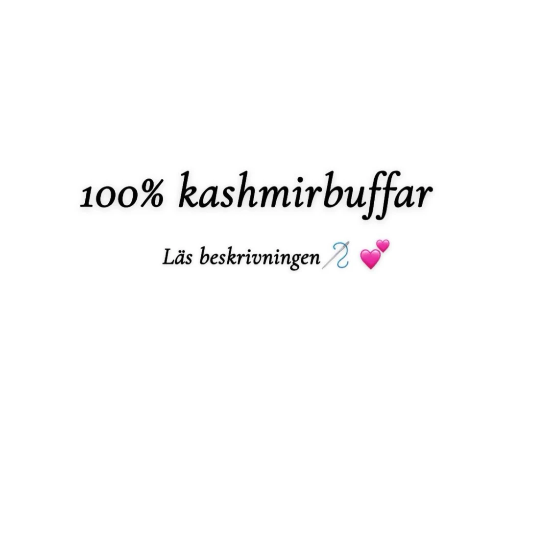 100% kashmirbuff halsduk