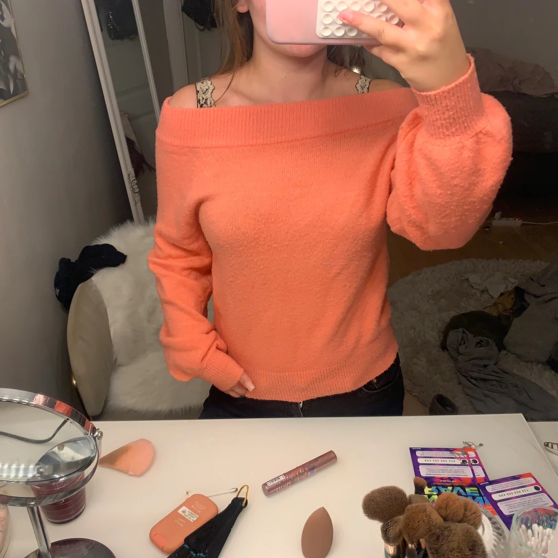 Off shoulder stickad  - 2