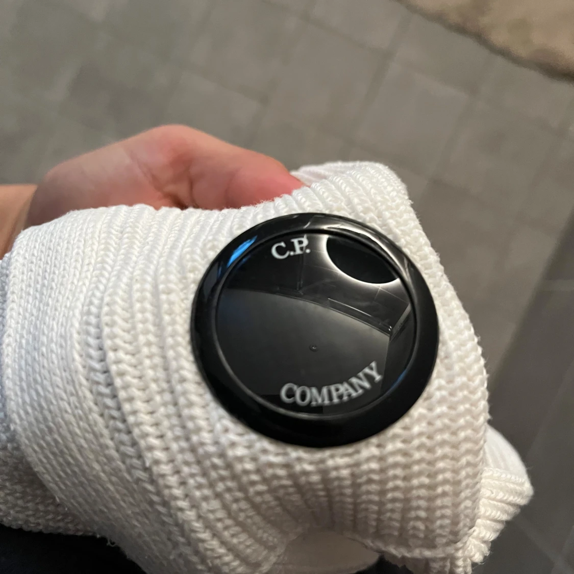 Vit stickad tröja från C.P. Company - 3