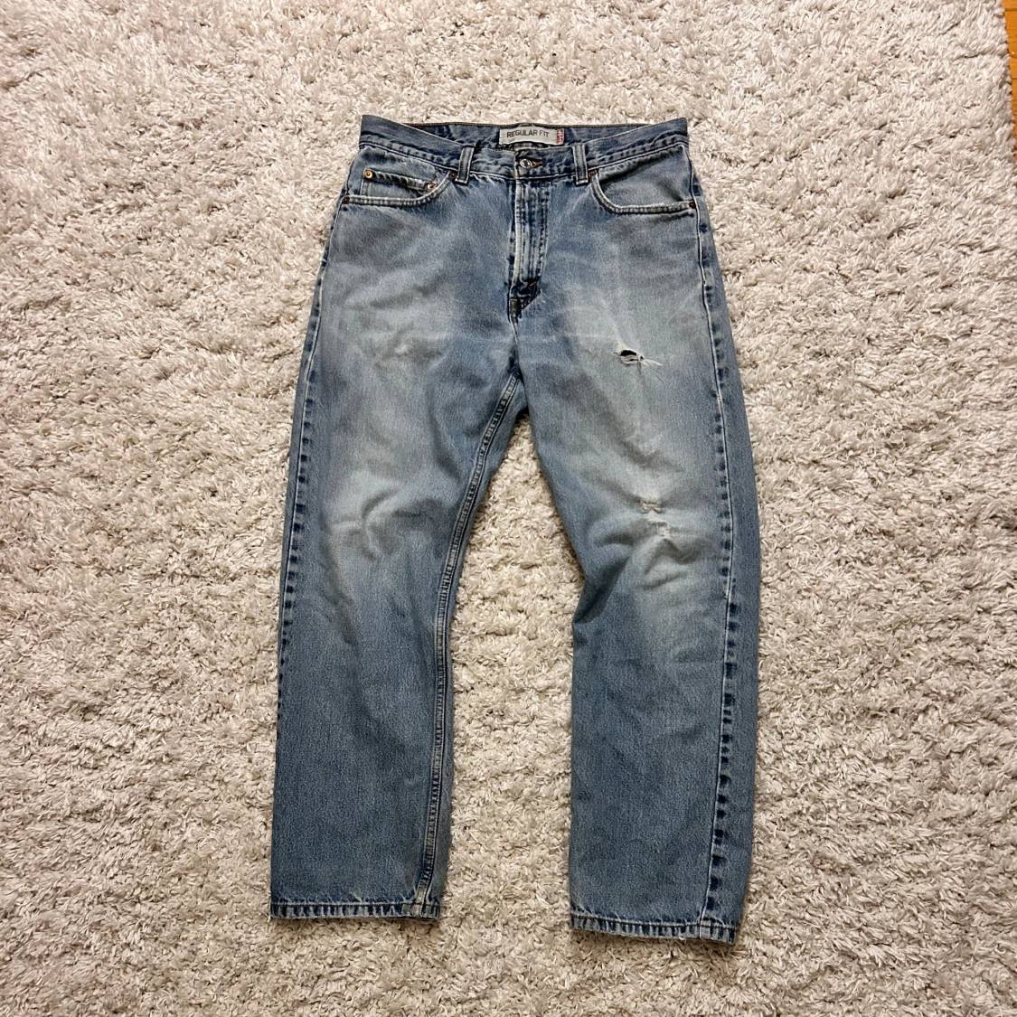 Ljusblåa Levi's 505 Regular Fit jeans
